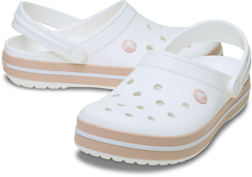 Crocs Clog »Crocband Clog«, Sommerschuh, Schlappen, Hausschuh mit zweifarbiger Laufsohle