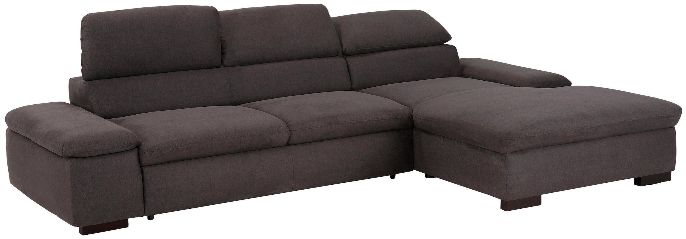 Home affaire Ecksofa »Alberto L-Form«, mit Kopfteilverstellung, wahlweise mit Bettfunktion