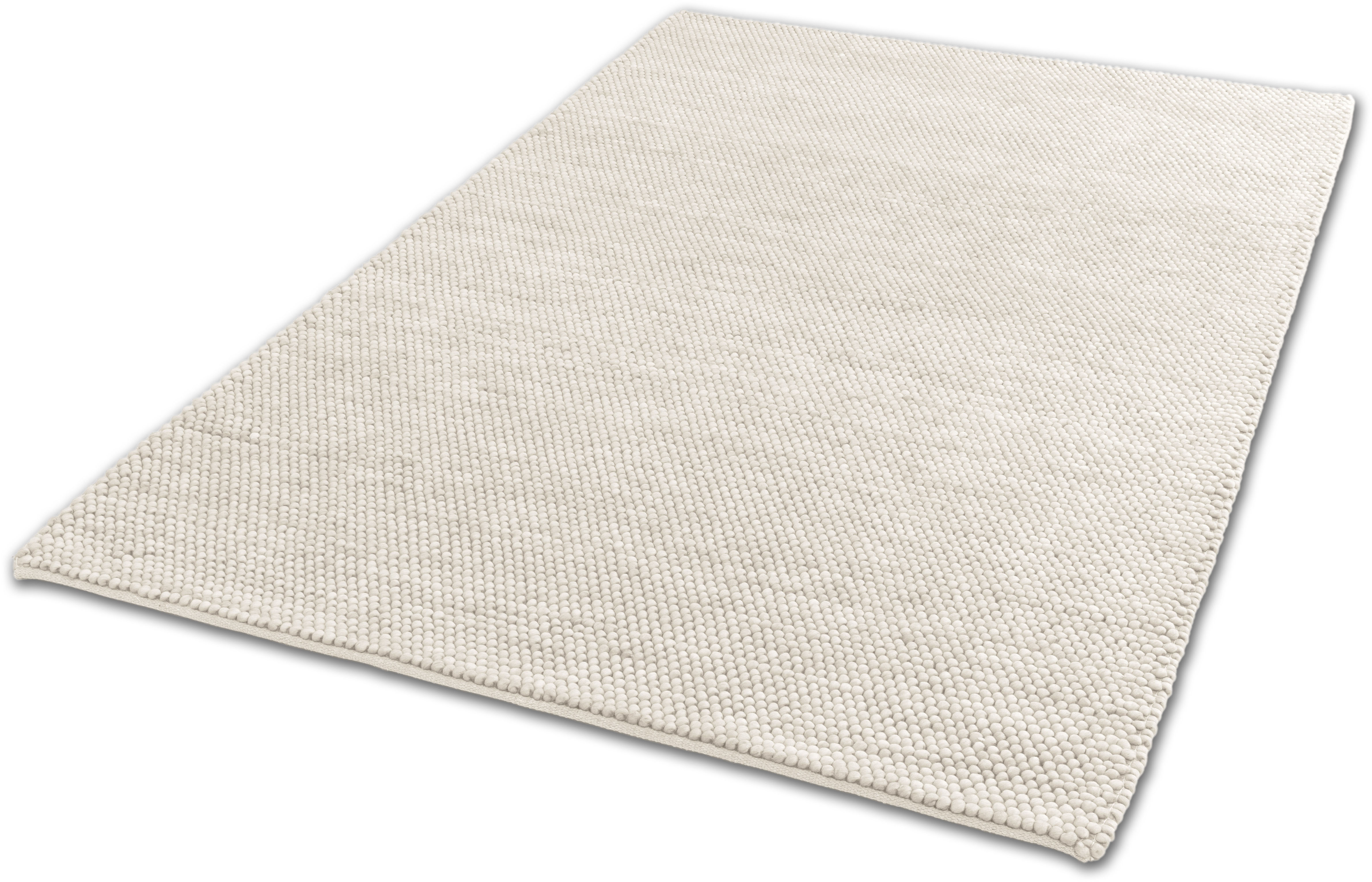 SCHÖNER WOHNEN-Kollektion "Poppy 6024" rechteckig 18 mm Höhe hochwertiger Handweb, Wolle, Wohnzimmer, Schöner Wohnen Kollektion