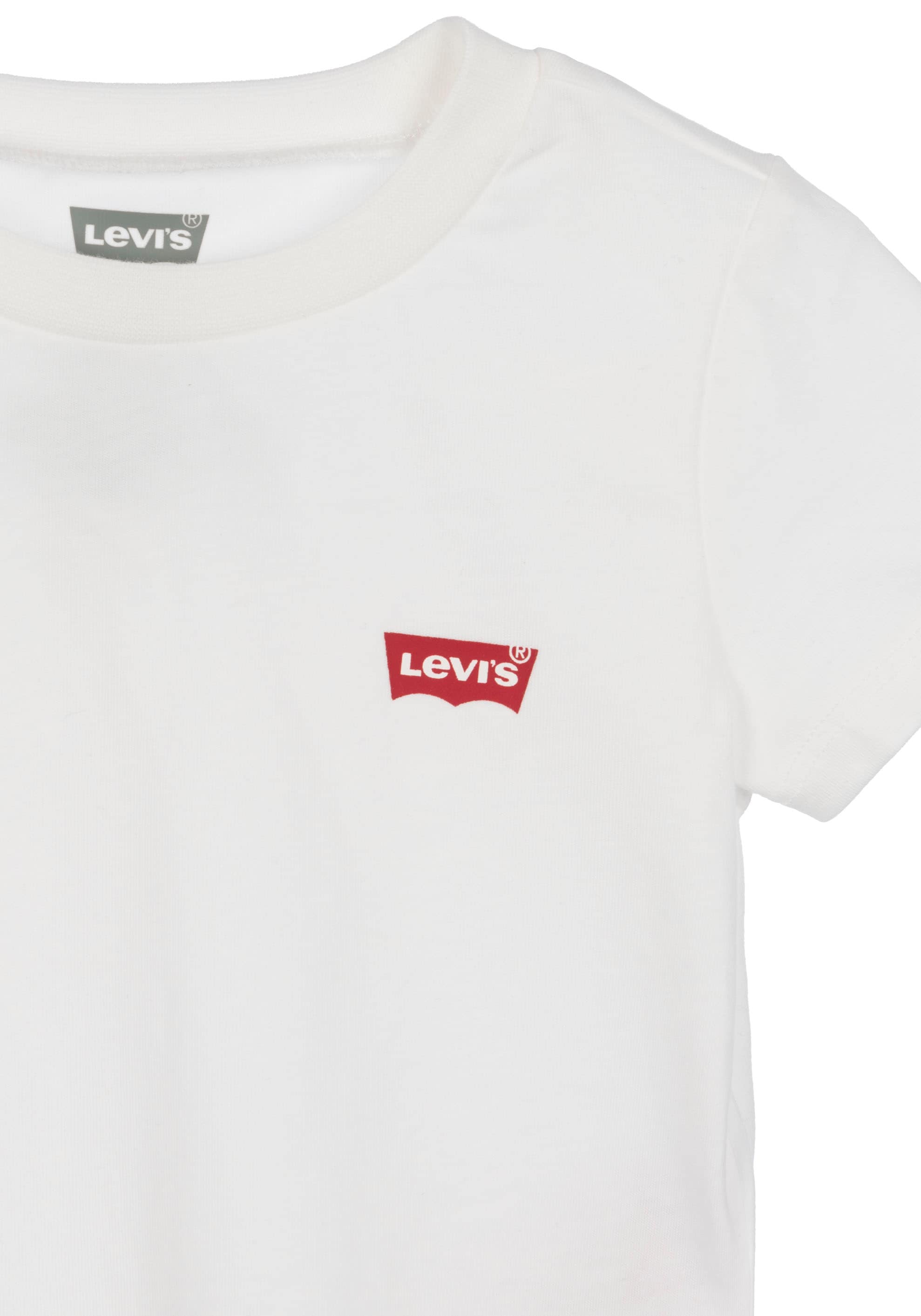 Levi's® Kids Shirt & Shorts »LVB BATWING TEE & KNIT SHORT S«, mit Markenlabel