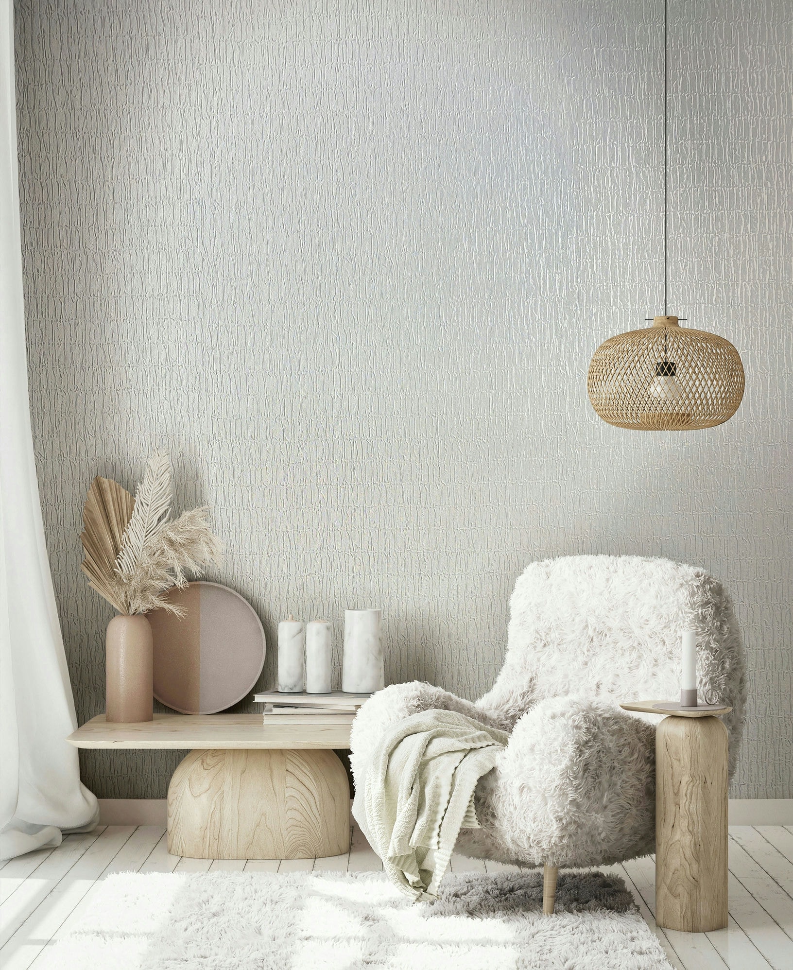 Marburg Vliestapete »Textured Tones« Strukturmuster moderne Tapete für Wohnzimmer Schlafzimmer Küche