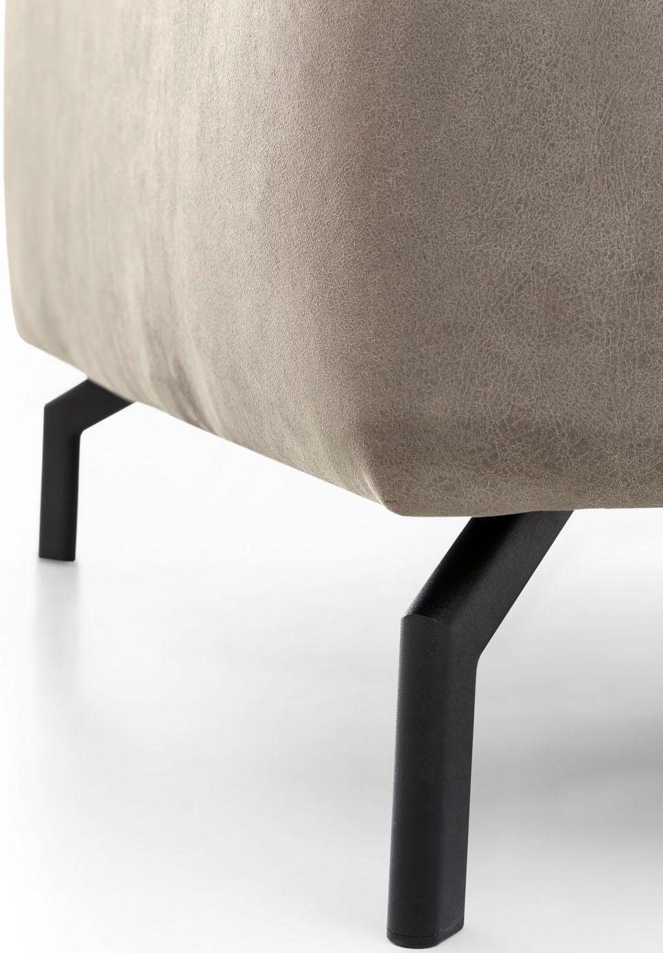 Places of Style Ecksofa »Olanta, L-Form«, mit verstellbaren Kopfstützen