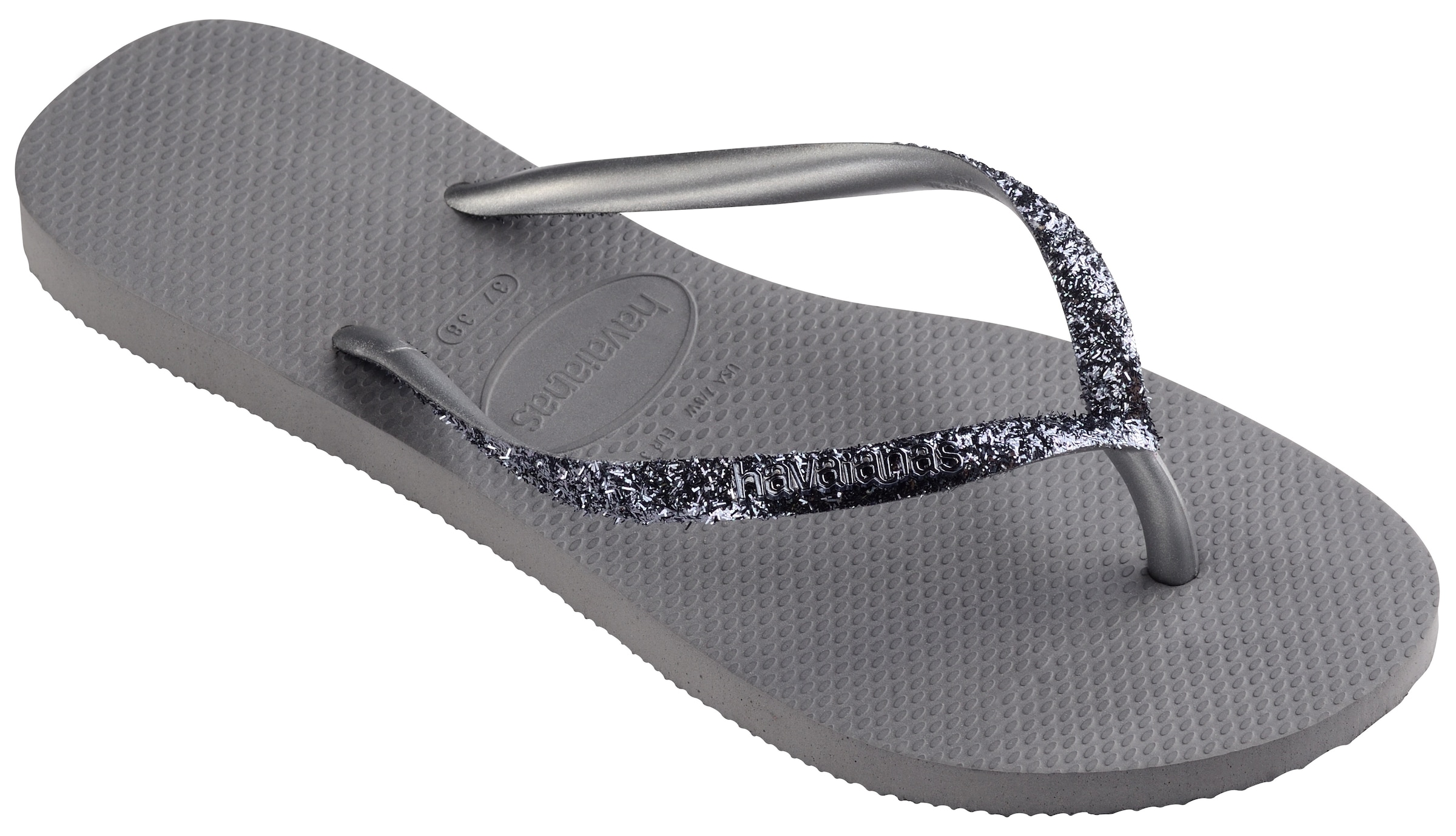 Havaianas Zehentrenner »SLIM GLITTER 2«, Sommerschuh, Schlappen, Poolsildes mit glitzernden Details