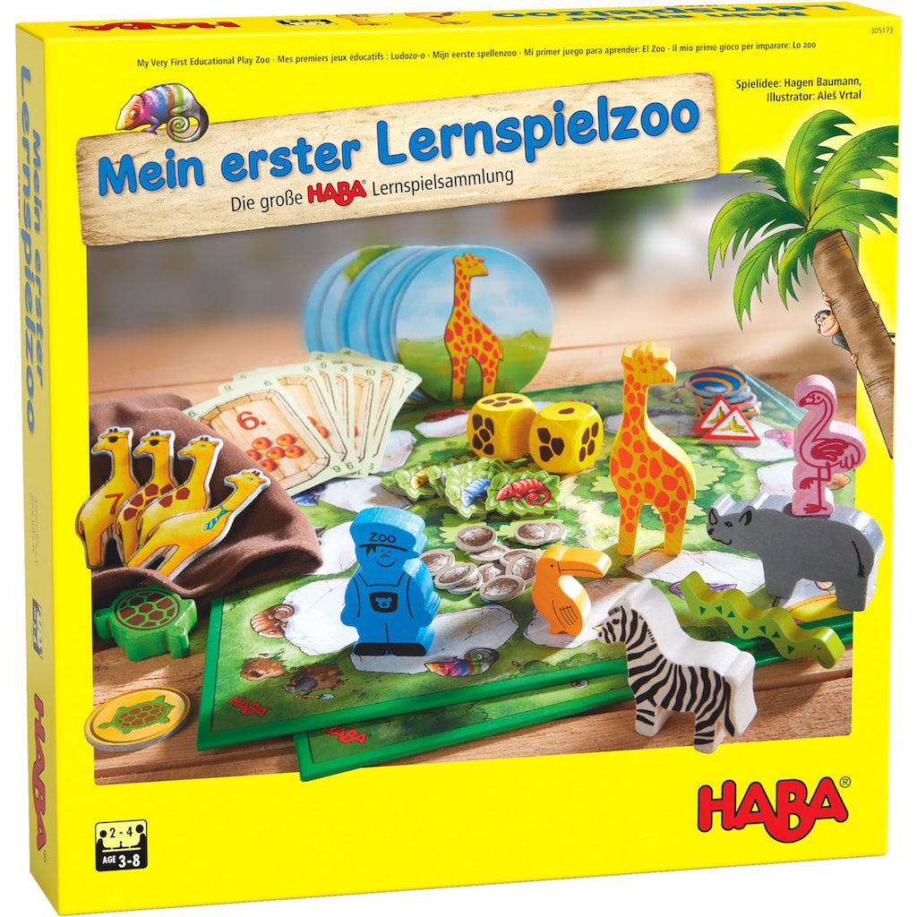 Haba Spielesammlung »Holzspielzeug, Mein erster Lernspielzoo«