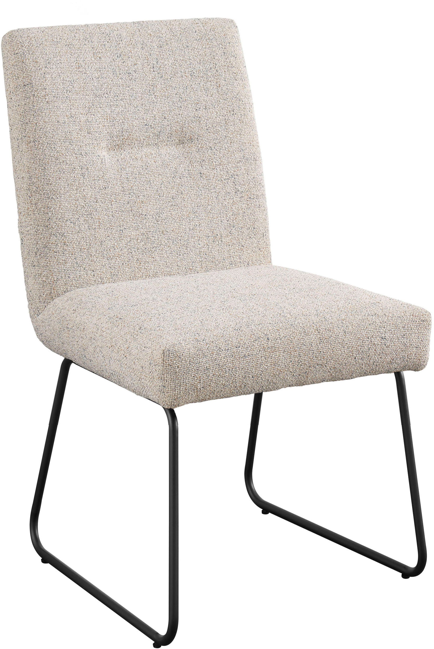 Thumbnail - set one by Musterring Esszimmerstuhl "Tracy" () 2er-Set, Schlittengestell schwarz, Sitz aus Webstoff, B52 x T65 cm