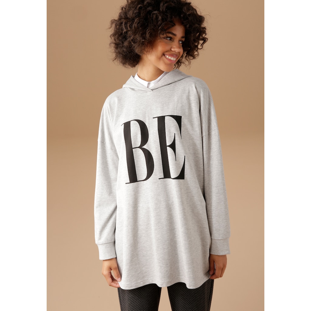 Aniston CASUAL Sweatshirt mit "BE KIND"-Statement-Schriftzug