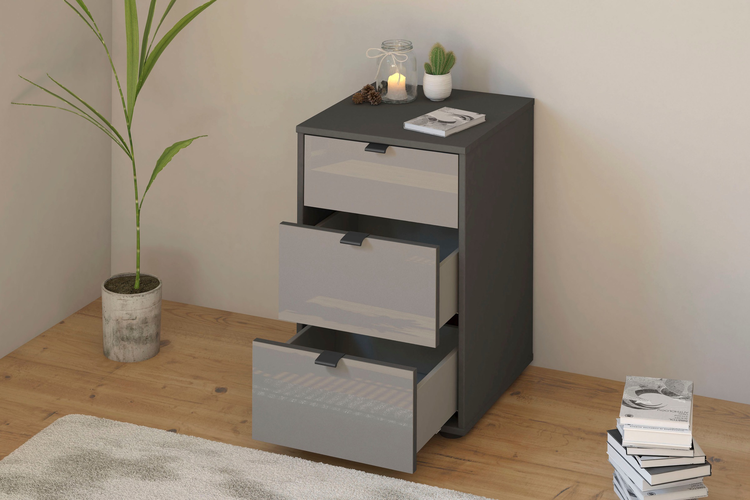 WIEMANN Nachtkonsole "Nizza" Set, 2 Stk. tlg. vormontiert, mit Soft-Close u günstig online kaufen