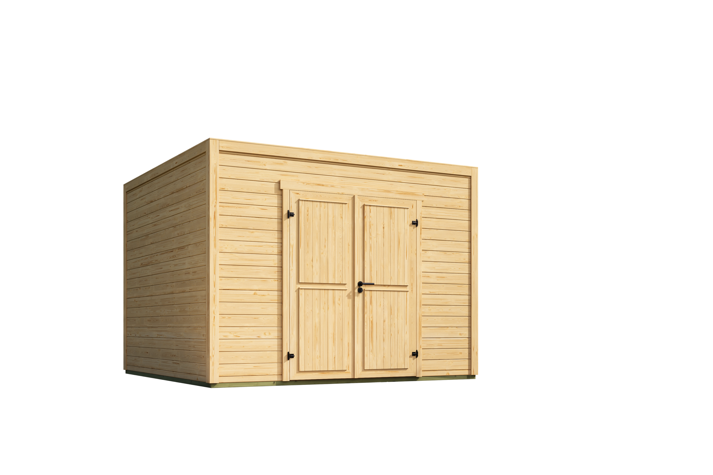 Nordic Holz Gartenhaus "Fynn 3" kleiner stilvoller Schuppen mit Flachdach günstig online kaufen