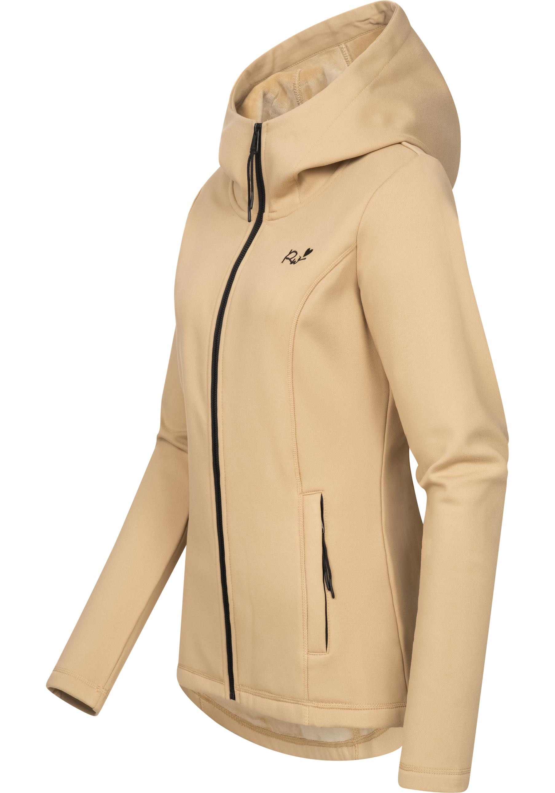 Ragwear Kapuzensweatjacke »Lyshka«, Sportliche weiche und elastische Kapuzenjacke