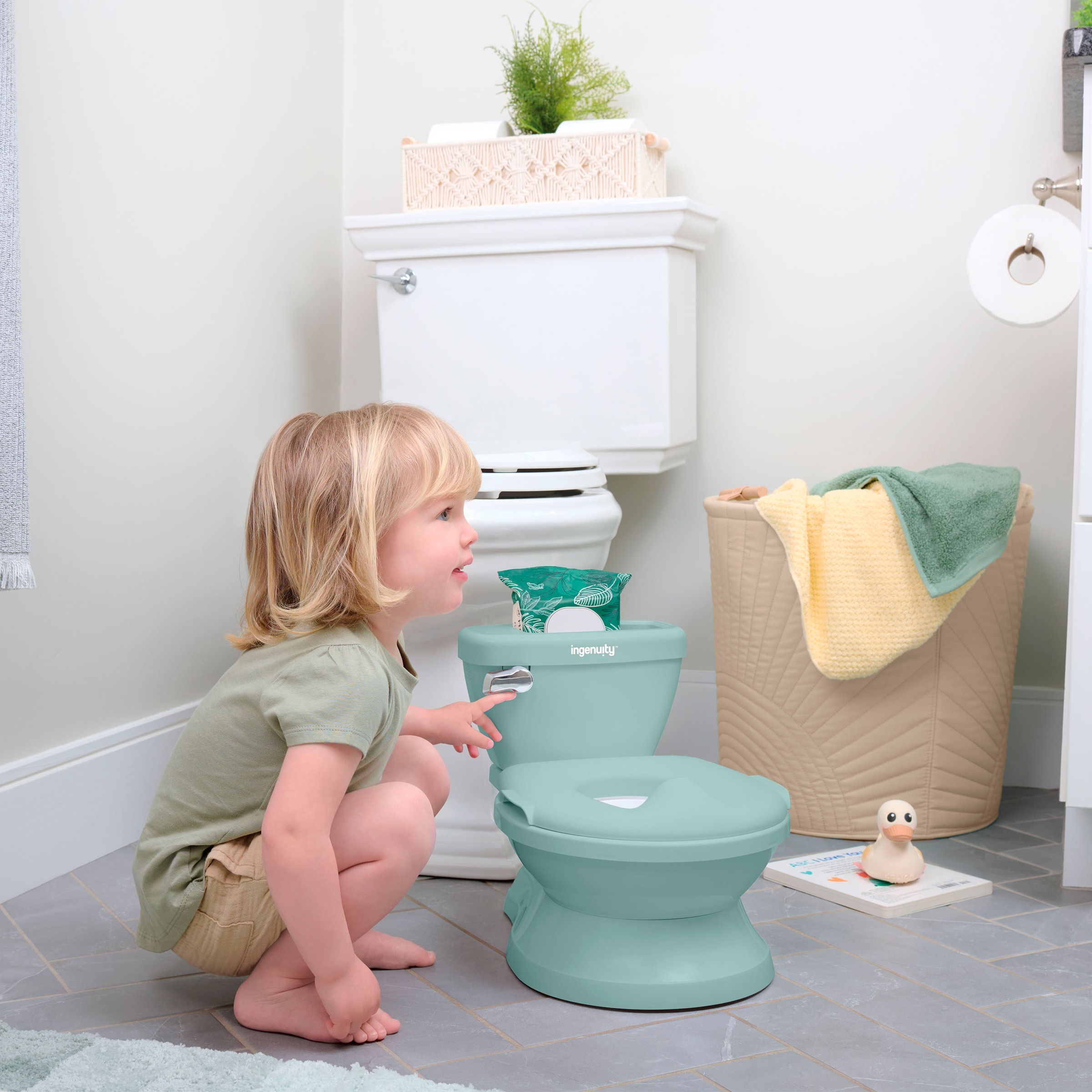 ingenuity Toilettentrainer »My Size Potty Pro™ - Weiß«
