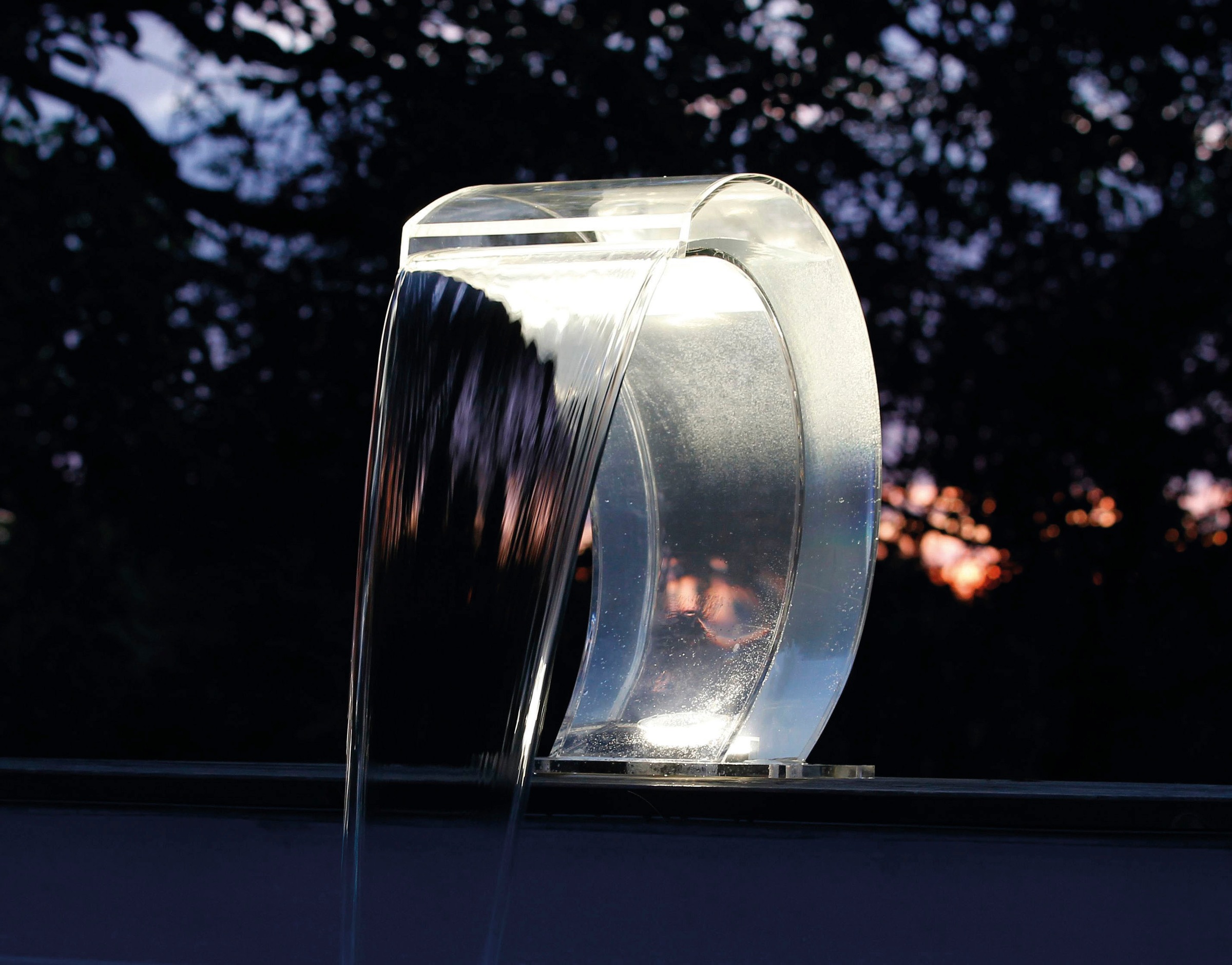 Ubbink Poolwasserfall »Mamba Acryl LED«, transparent