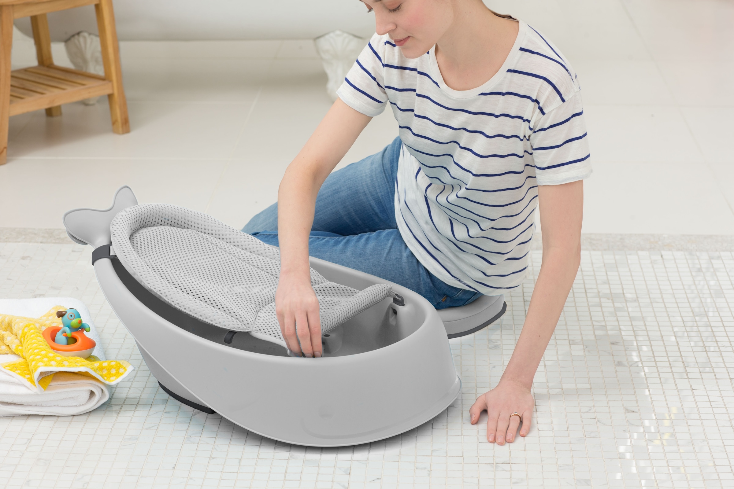 Skip Hop Babybadewanne »Moby, grau«