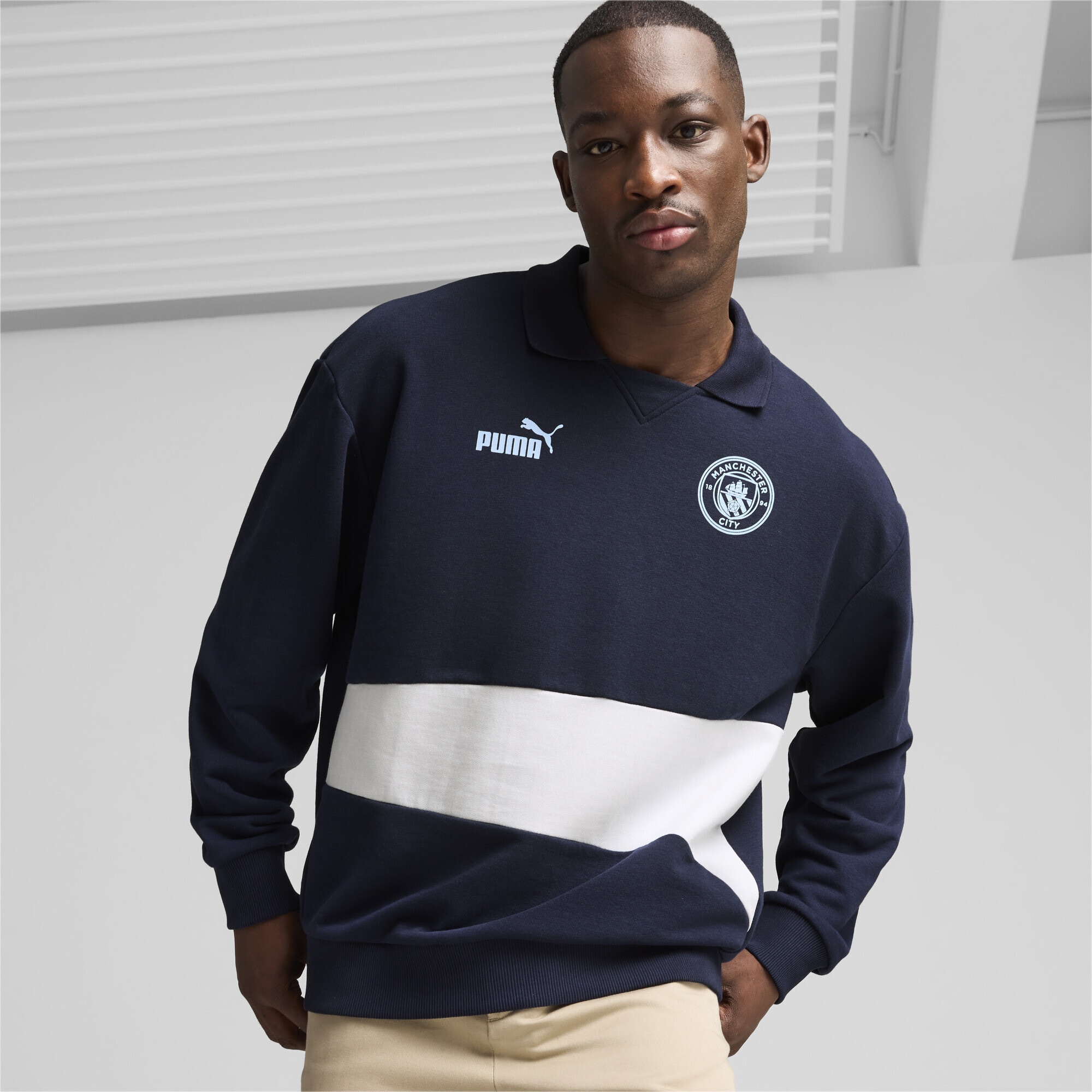 PUMA Sweatshirt »Manchester City ftblCULTURE+ Sweat Drill Oberteil Herren«