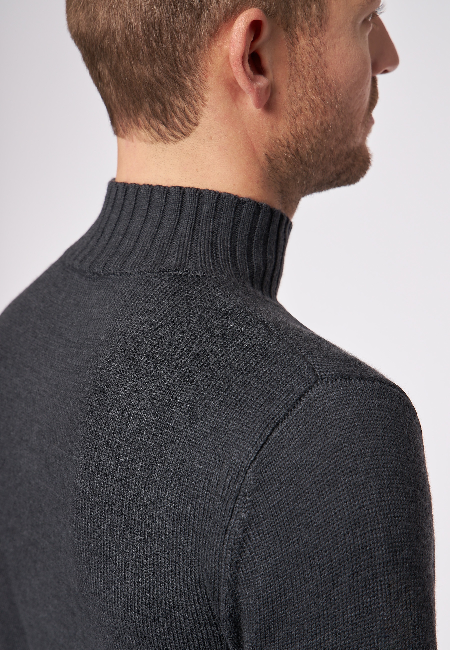 Roy Robson Strickpullover »Mit Stehkragen«