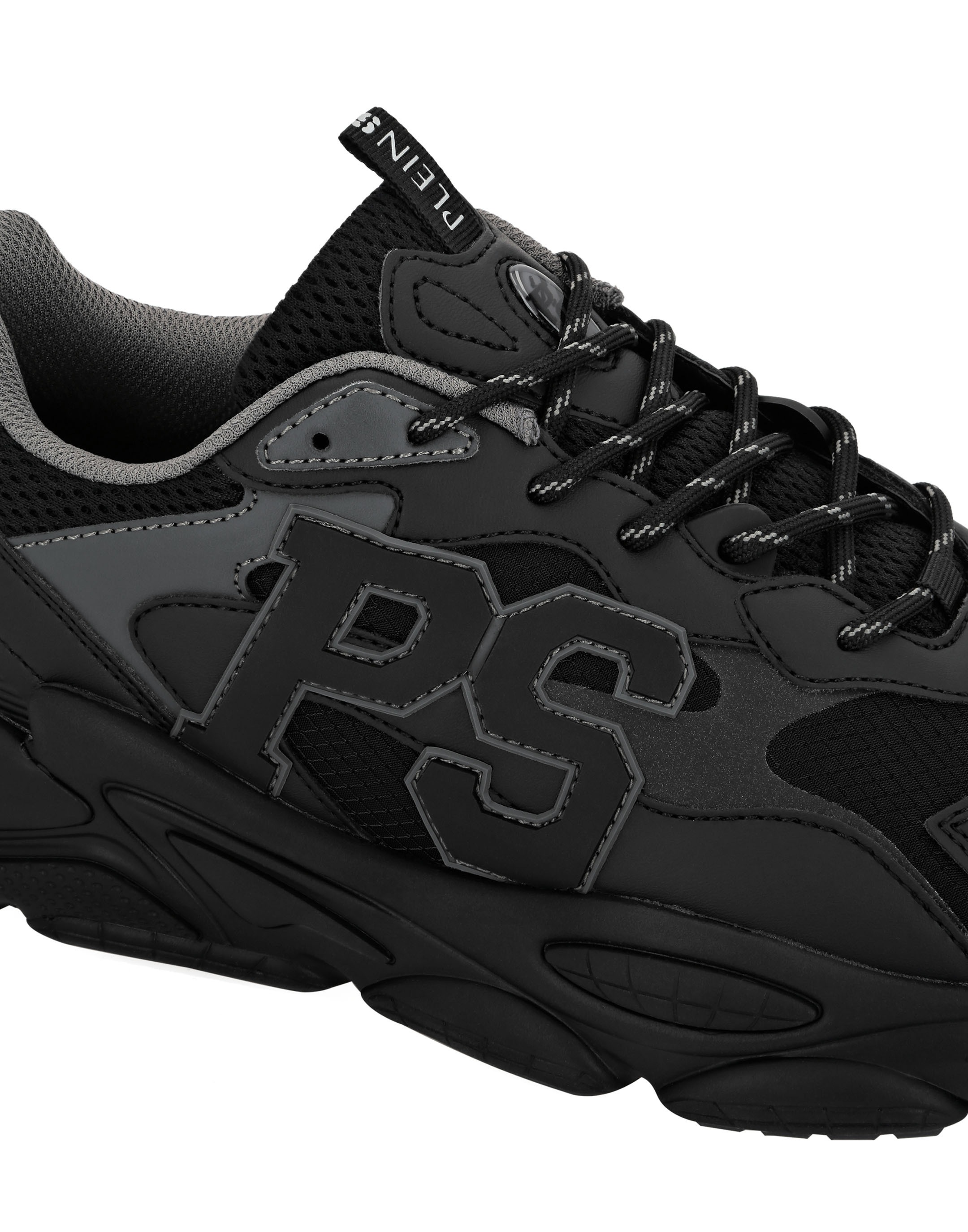Sneaker PLEIN SPORT "Sneaker", Damen, Gr. 36, Normalschaft, schwarz (0202, schwarz, schwarz), Schuhe Sneaker 9