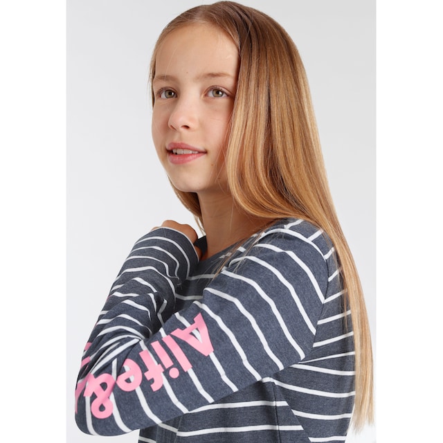 Alife & Kickin Langarmshirt »mit Logo Druck«, NEUE MARKE! Alife & Kickin  für Kids. bestellen | BAUR