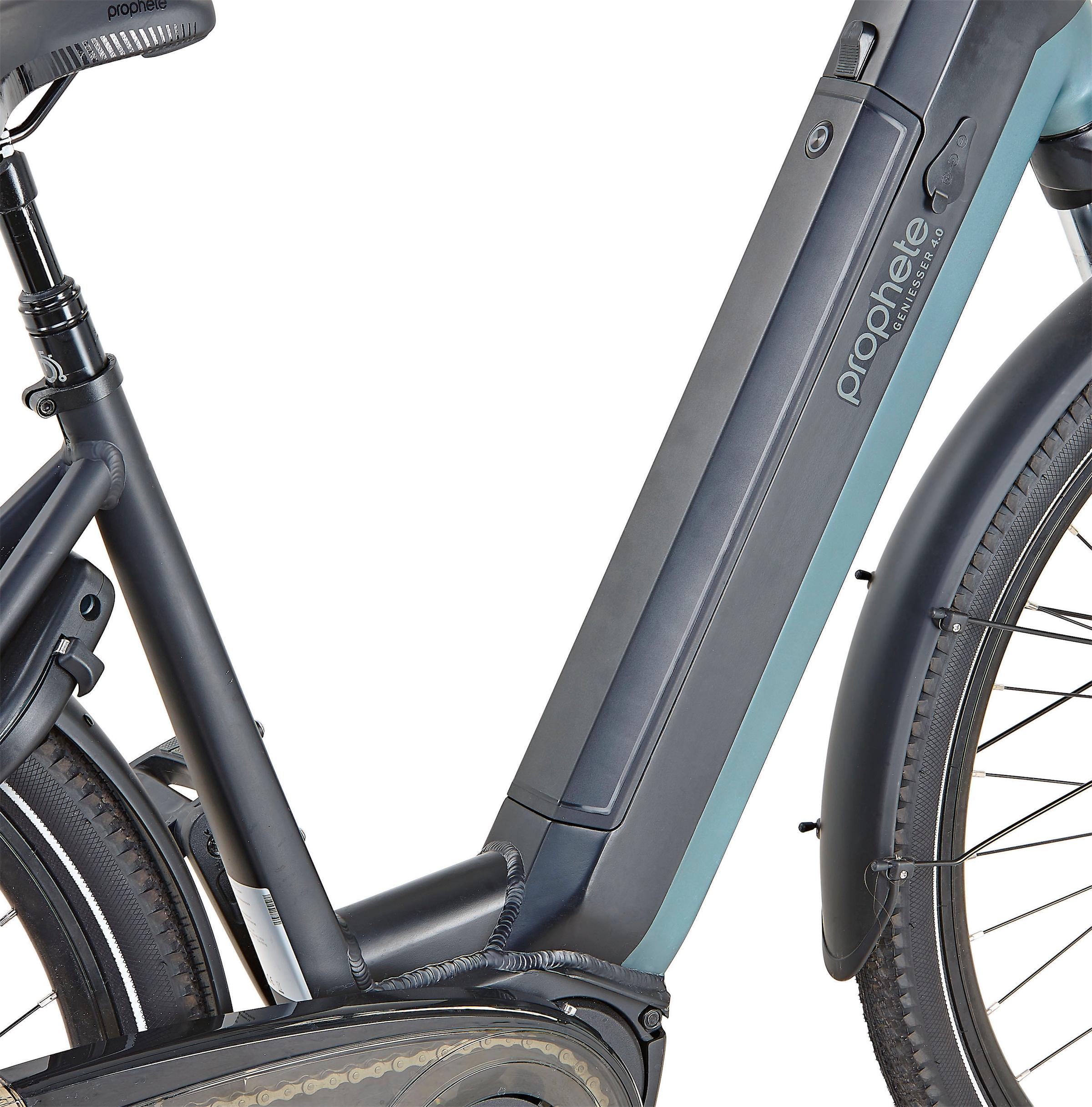 Prophete E-Bike »Geniesser 4.0«, 7 Gang, Shimano, Nexus, Mittelmotor 250 W, Pedelec, E-Bike für Damen, Cityrad, inkl. Rahmenschloss ART zertifiz.
