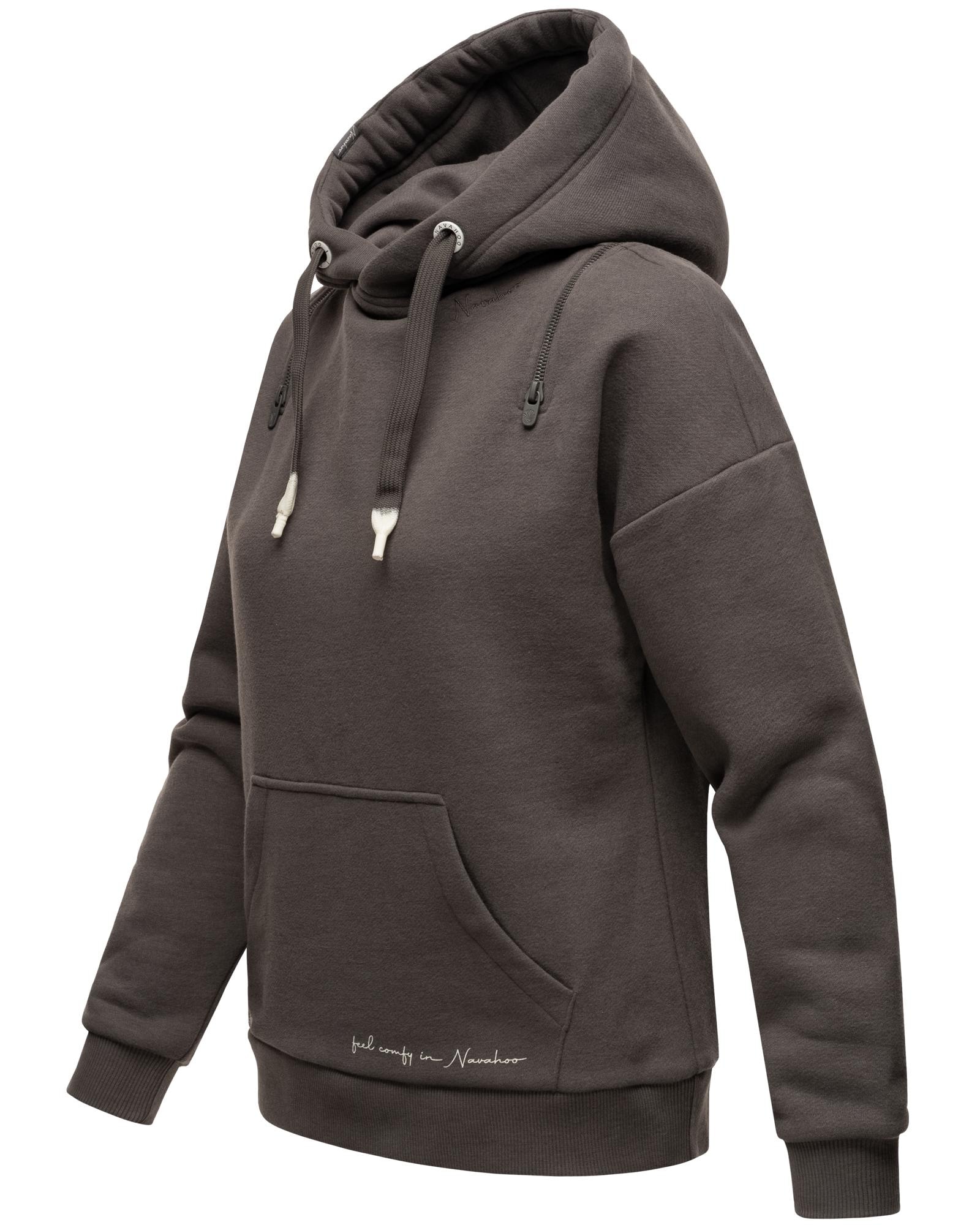 Navahoo Kapuzensweatshirt »Zuckerbärchen«, Kuscheliger Hoodie mit breiten Tunnelzugkordeln