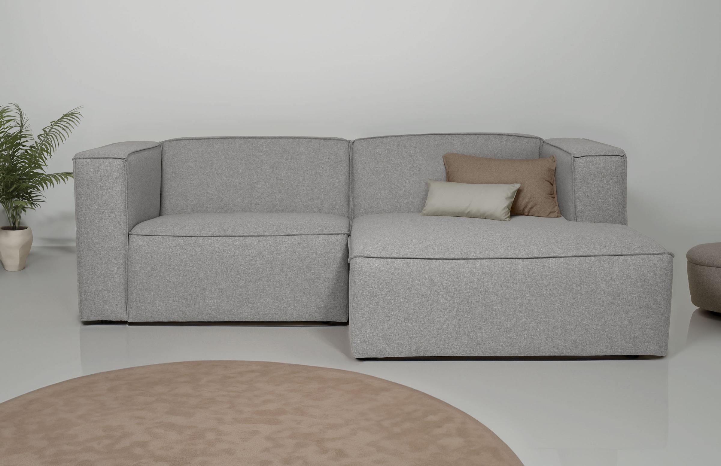 OTTO home Ecksofa "Dalby, L-Form," extra tiefe Sitzfläche, mit Kedernaht, a günstig online kaufen