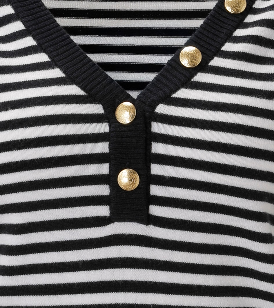 Aniston CASUAL Strickpullover im maritimen Streifen-Dessin - NEUE KOLLEKTION