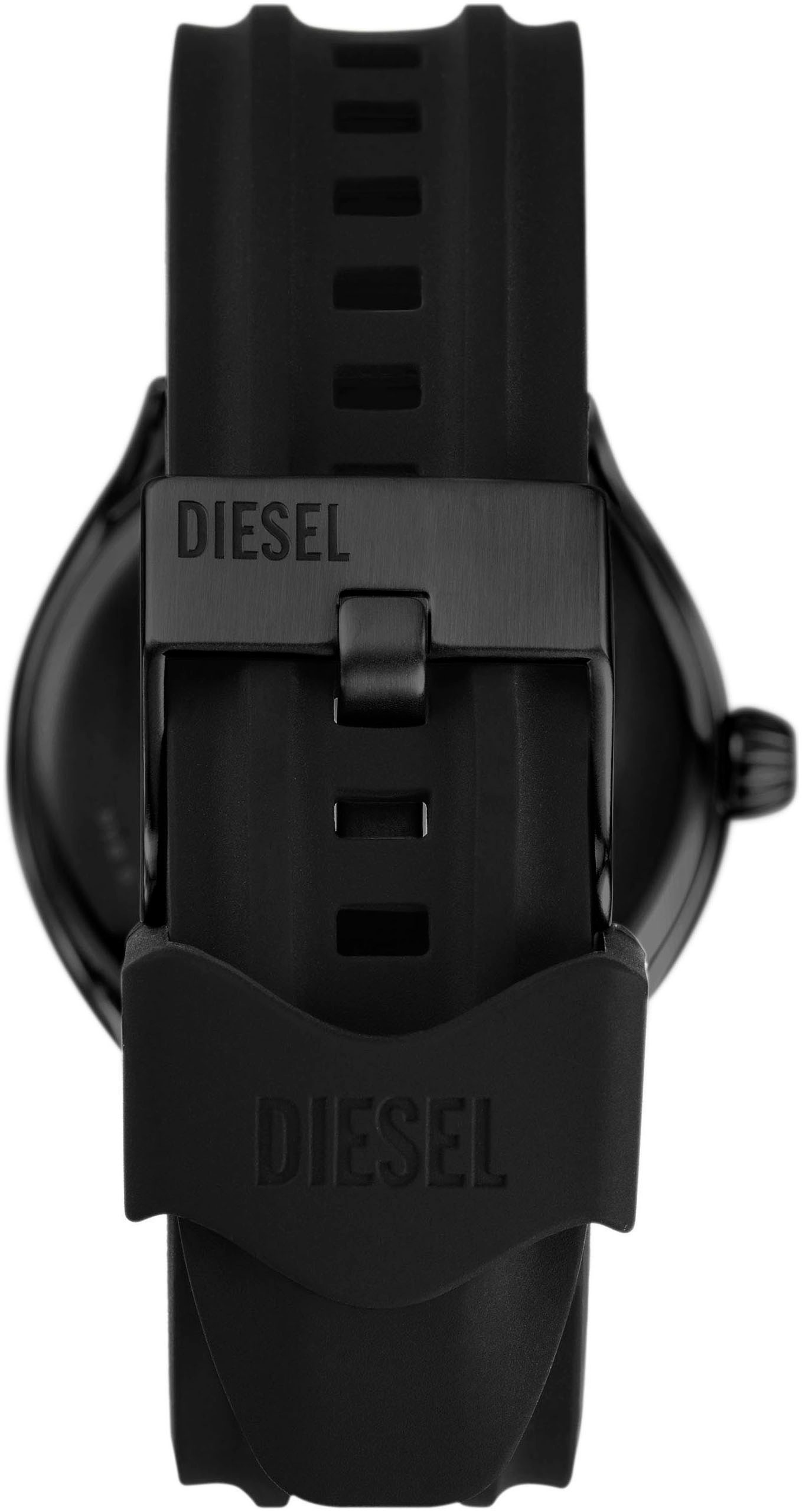 Diesel Quarzuhr »STREAMLINE«, Armbanduhr, Herrenuhr, Silikonarmband