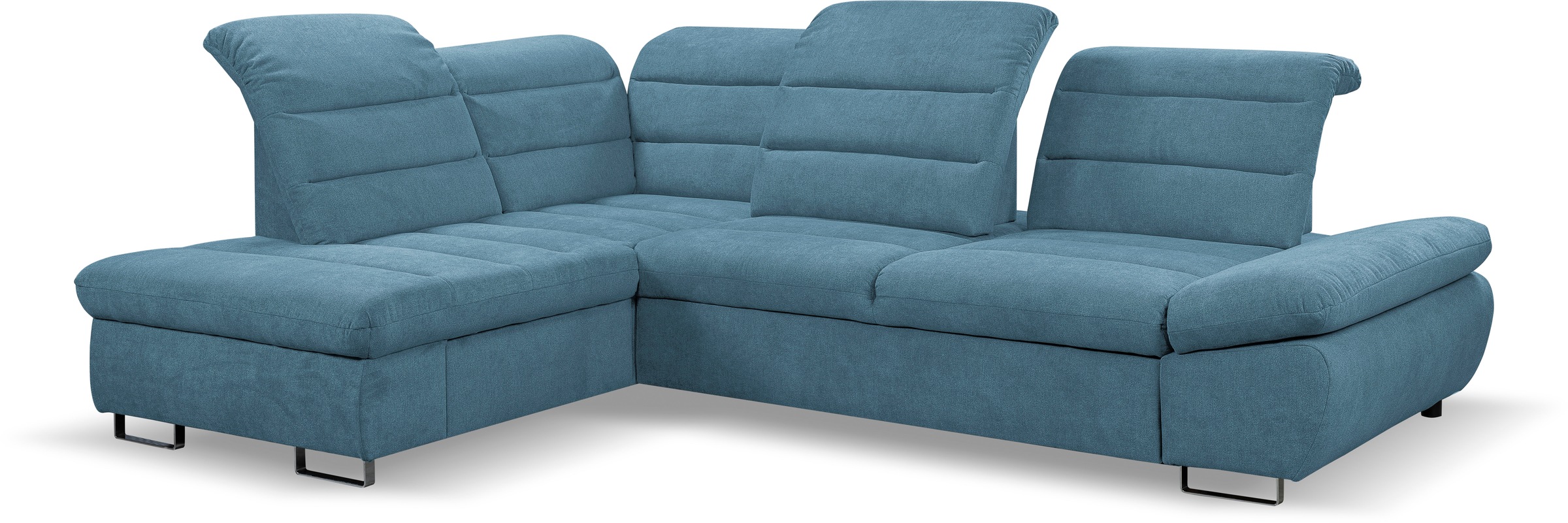 WERK2 Ecksofa "Roma L-Form", Sofa mit Schlaffunktion, Sitztiefenverstellung günstig online kaufen