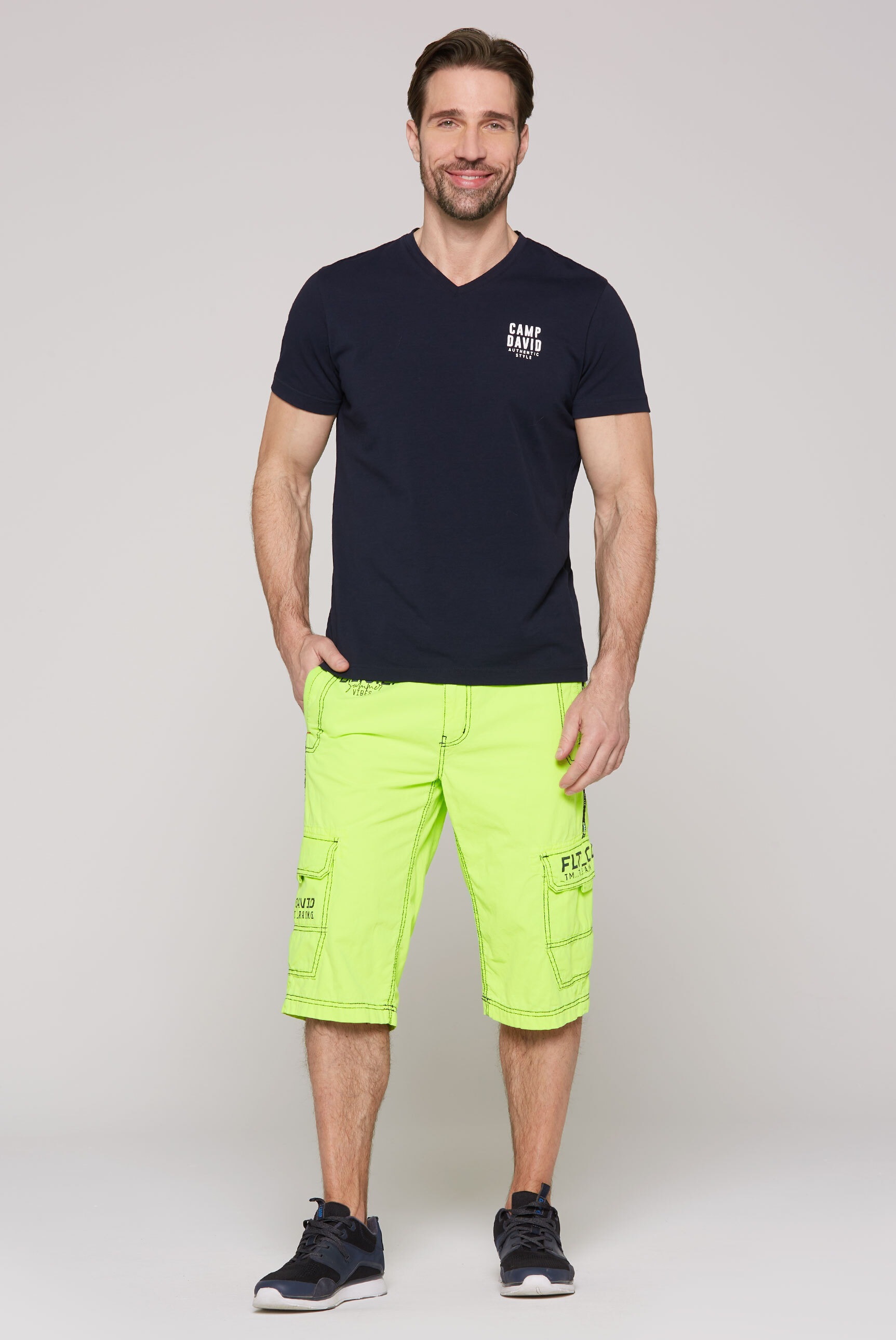 CAMP DAVID Shorts, aus Baumwolle