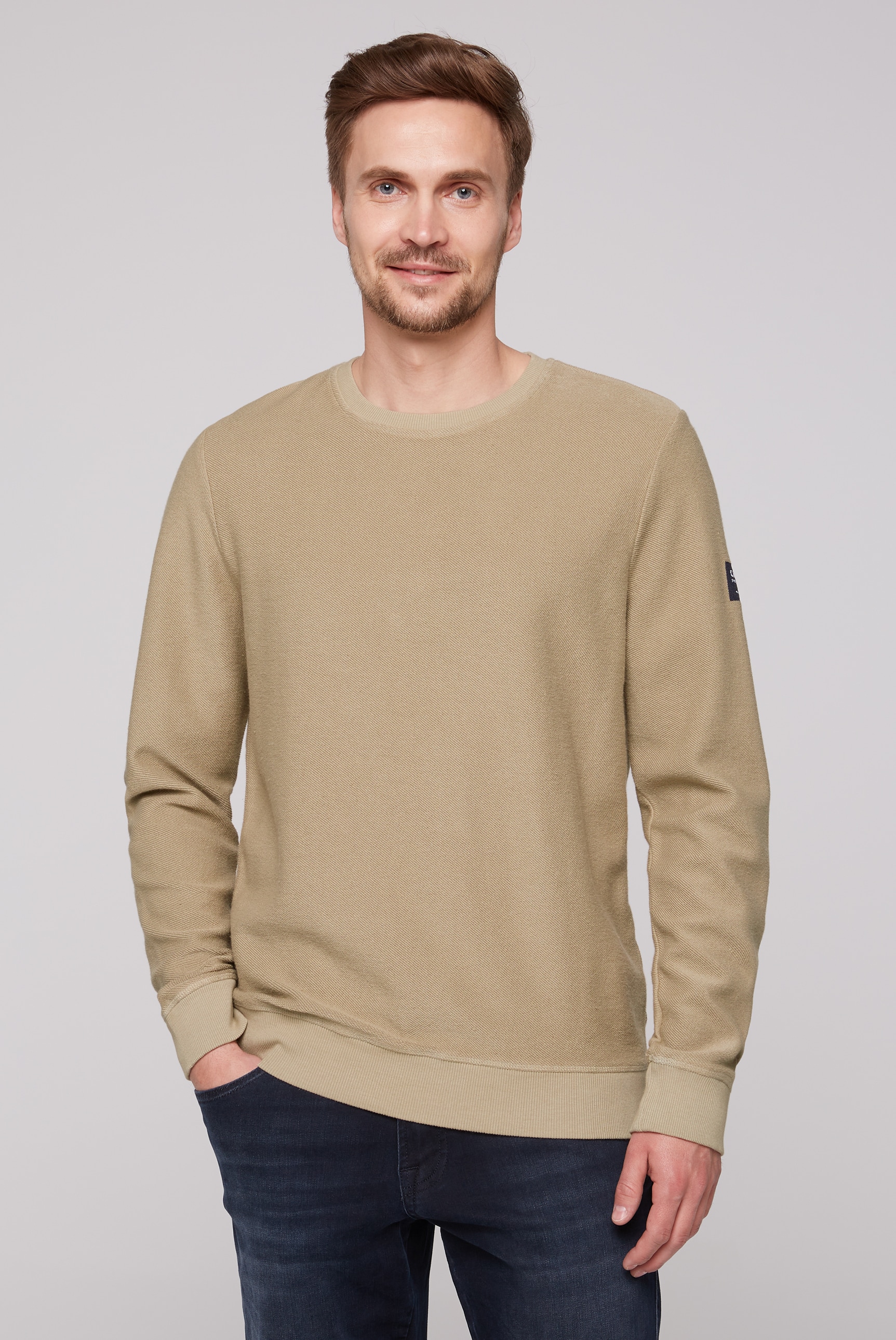 CAMP DAVID Sweater, aus Baumwolle