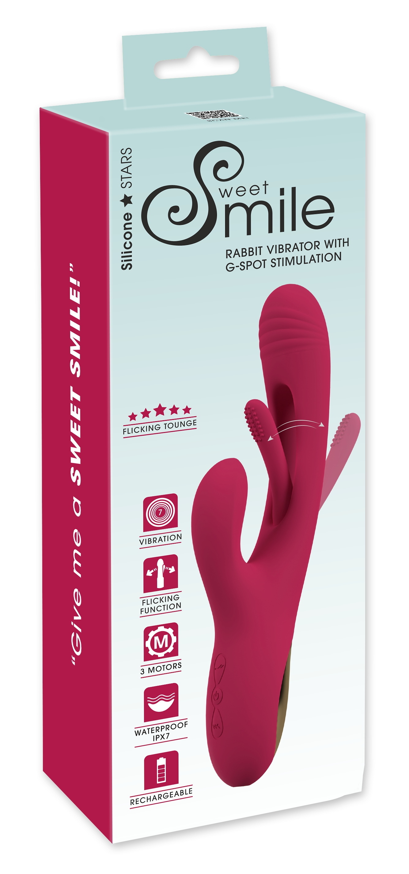 Sweet Smile Vibrator »Rabbitvibrator Rabbit Vibrator with G-Spot Stimulation«