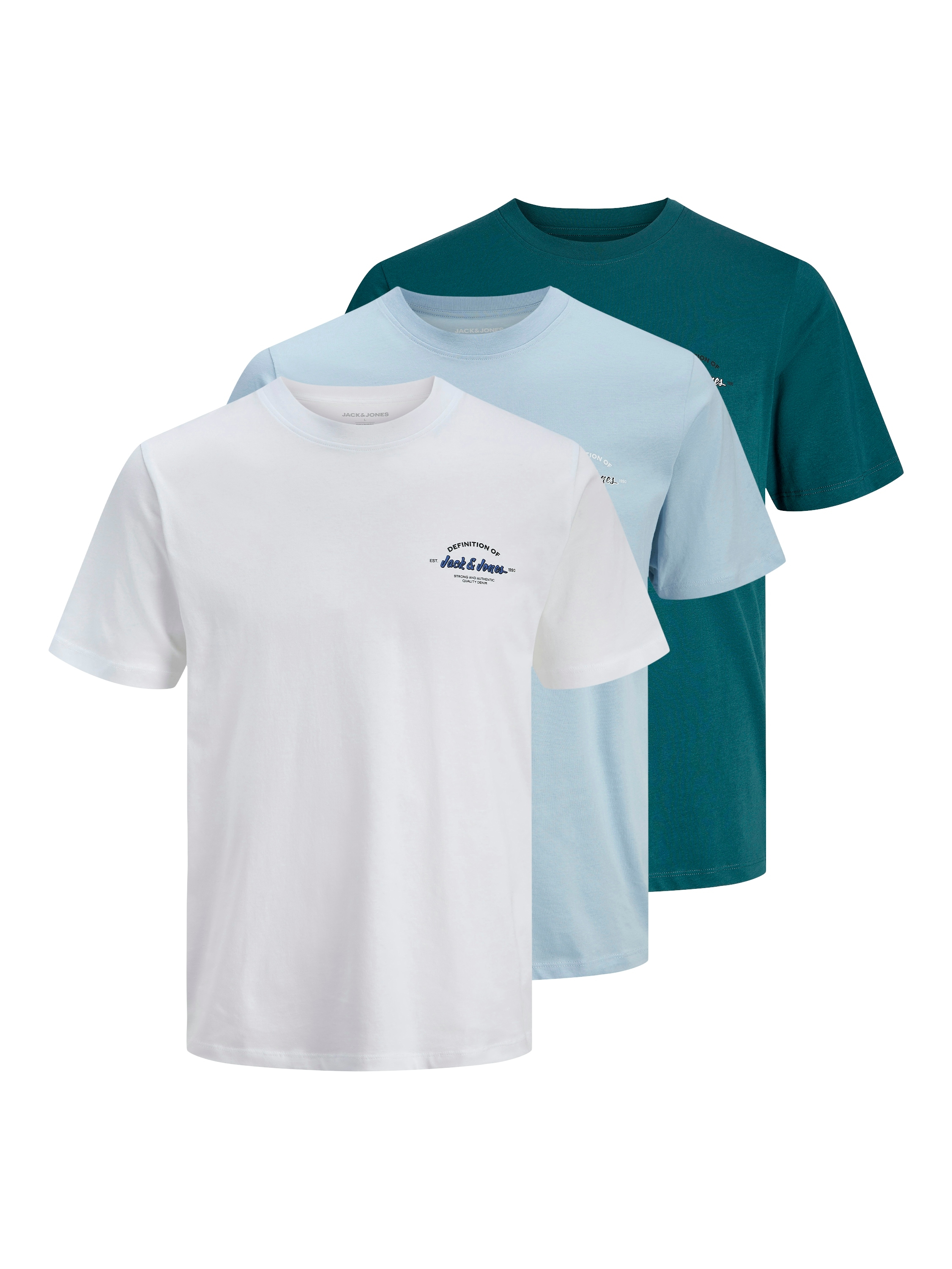 Jack & Jones T-Shirt "JJBRANDON TEE SS CREW NECK 3PK MP" Packung, 3 tlg. mi günstig online kaufen