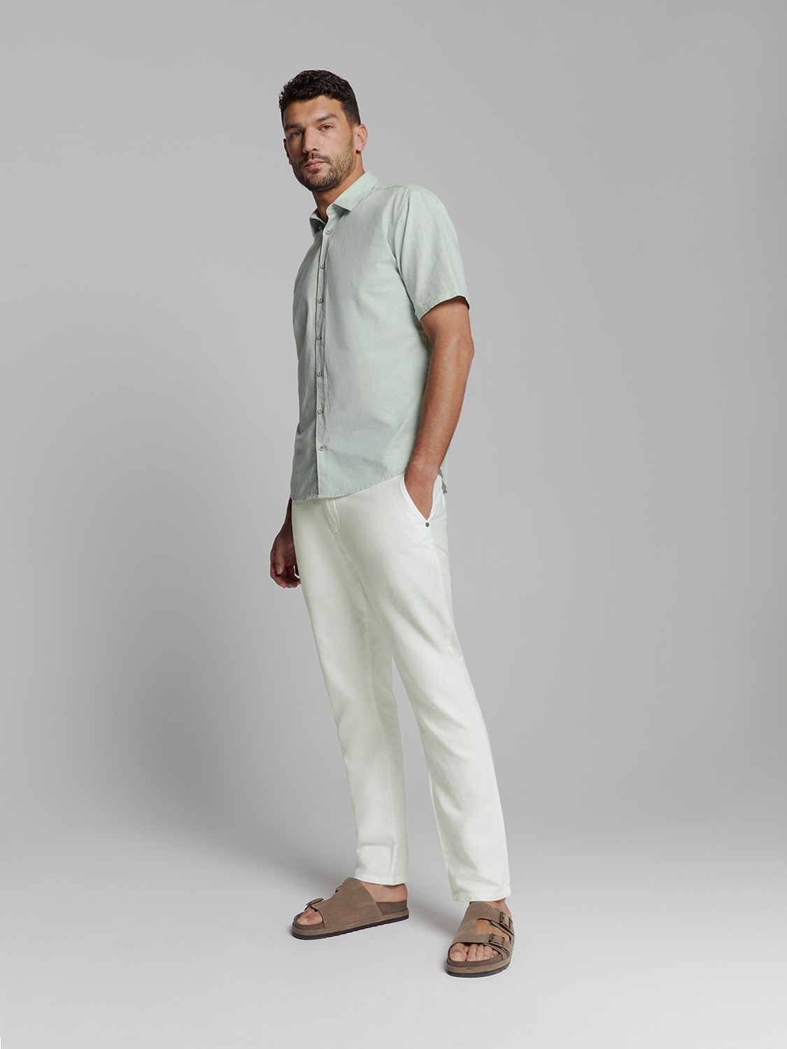 Thumbnail - NO EXCESS Chinohose "No Excess Leinenhose"