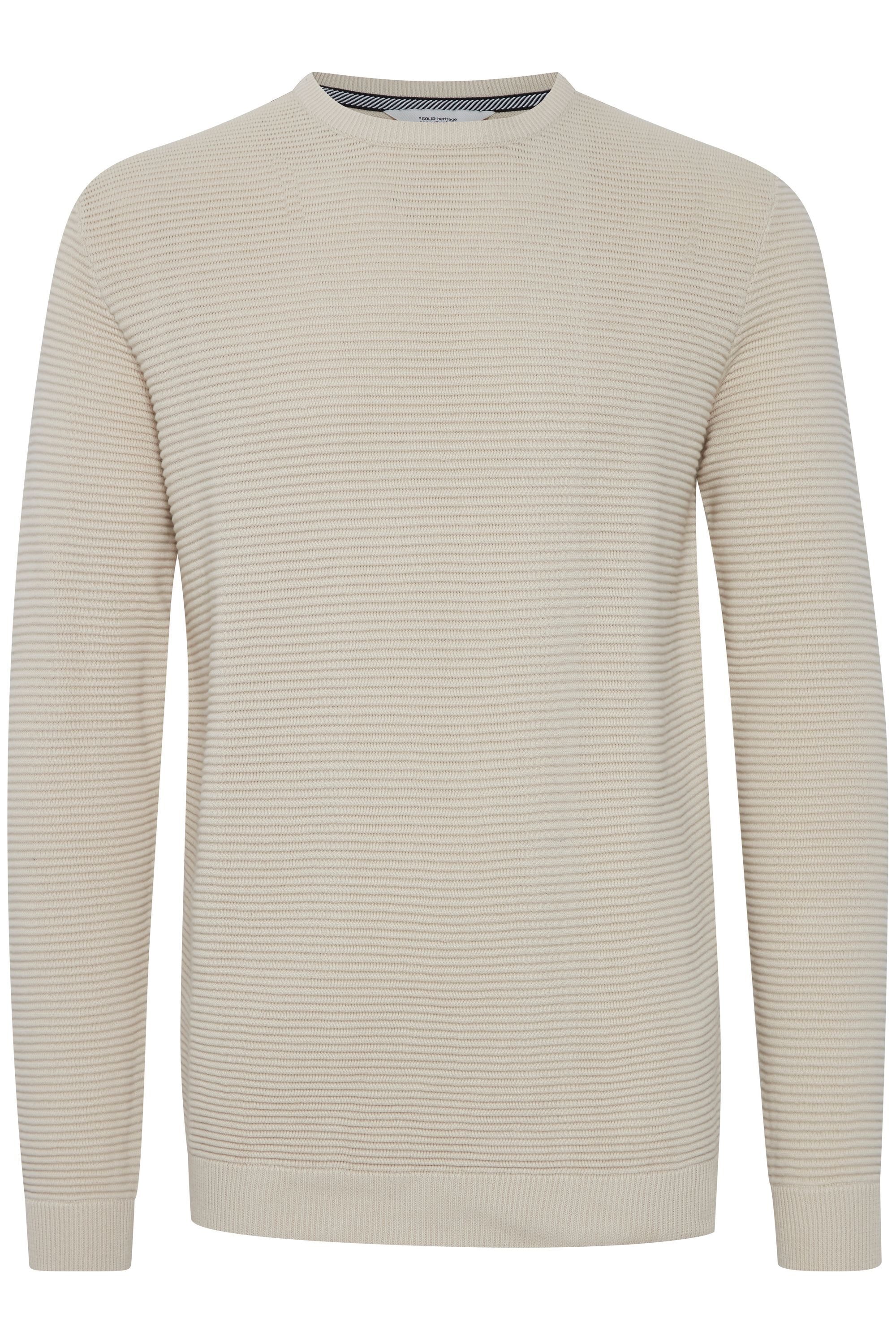 Solid Strickfleece-Pullover "Strickpullover SDNicholas"