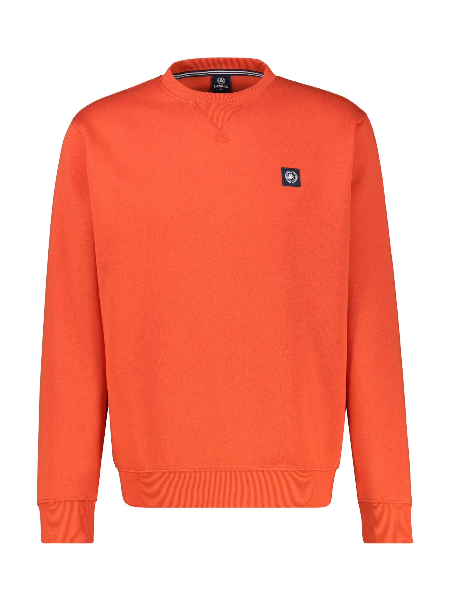 Sweatshirt LERROS "Urbaner Sweatshirtstyle, weiche Haptik", Herren, Gr. L, vivid rot, 50% Baumwolle, 50% Polyester, Sweatshirts Sweatshirt, Unifarbenes Herren‑Sweatshirt, hoher Tragekomfort, REGULAR FIT 2