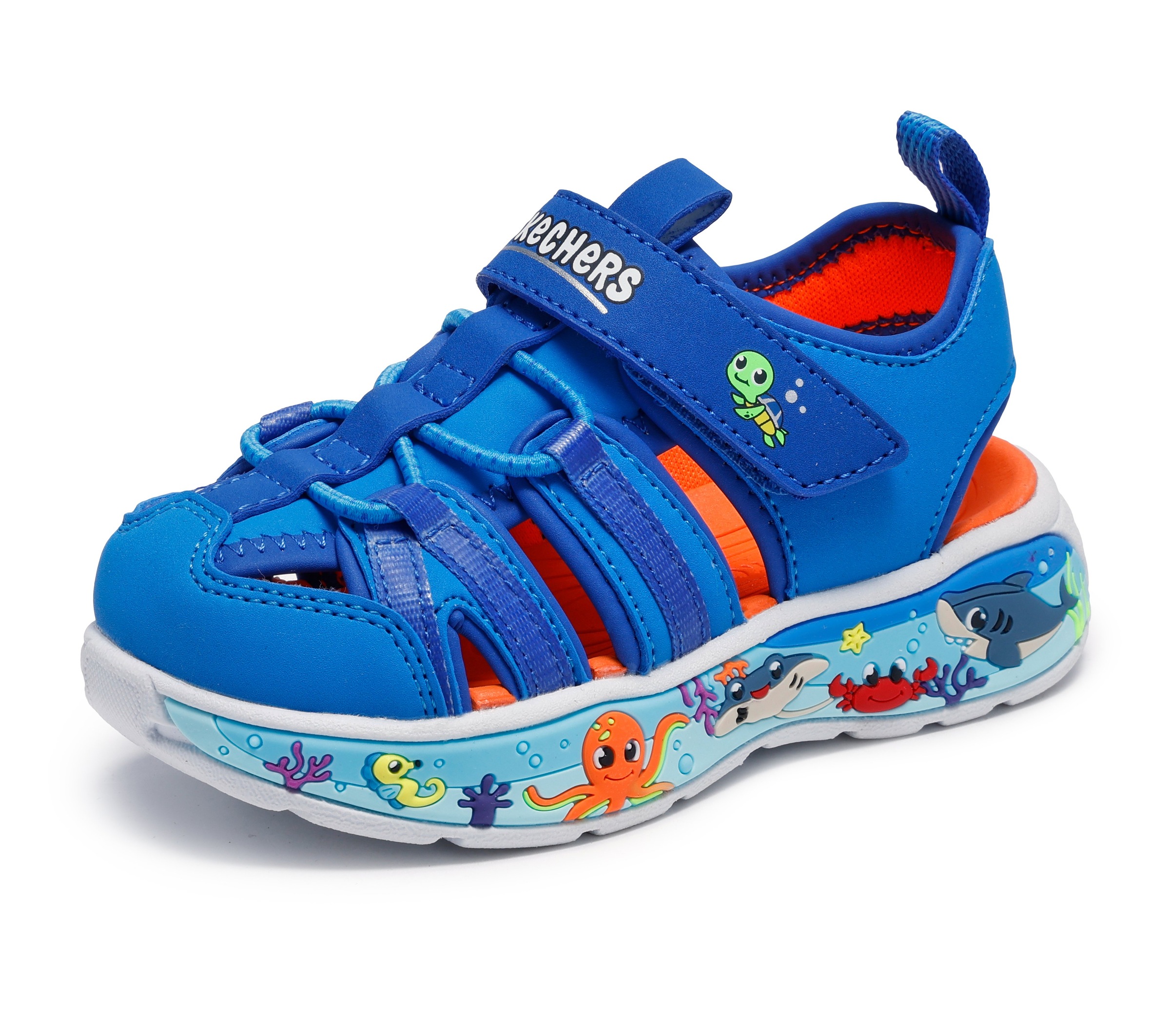 Skechers Sandale "Play Scene Splash" Badeschuh Mit Bunter Sohle, Größenschablone Zum Download