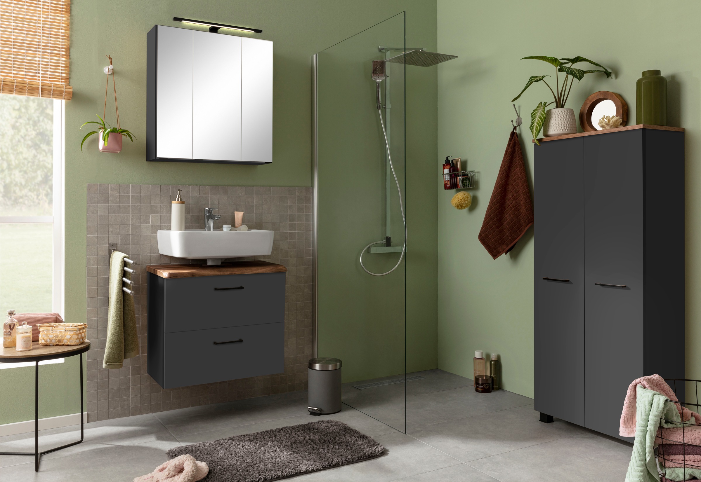 welltime "Trento, verschiedene Ausführungen und Farben" Badmöbel, Breite 60 günstig online kaufen