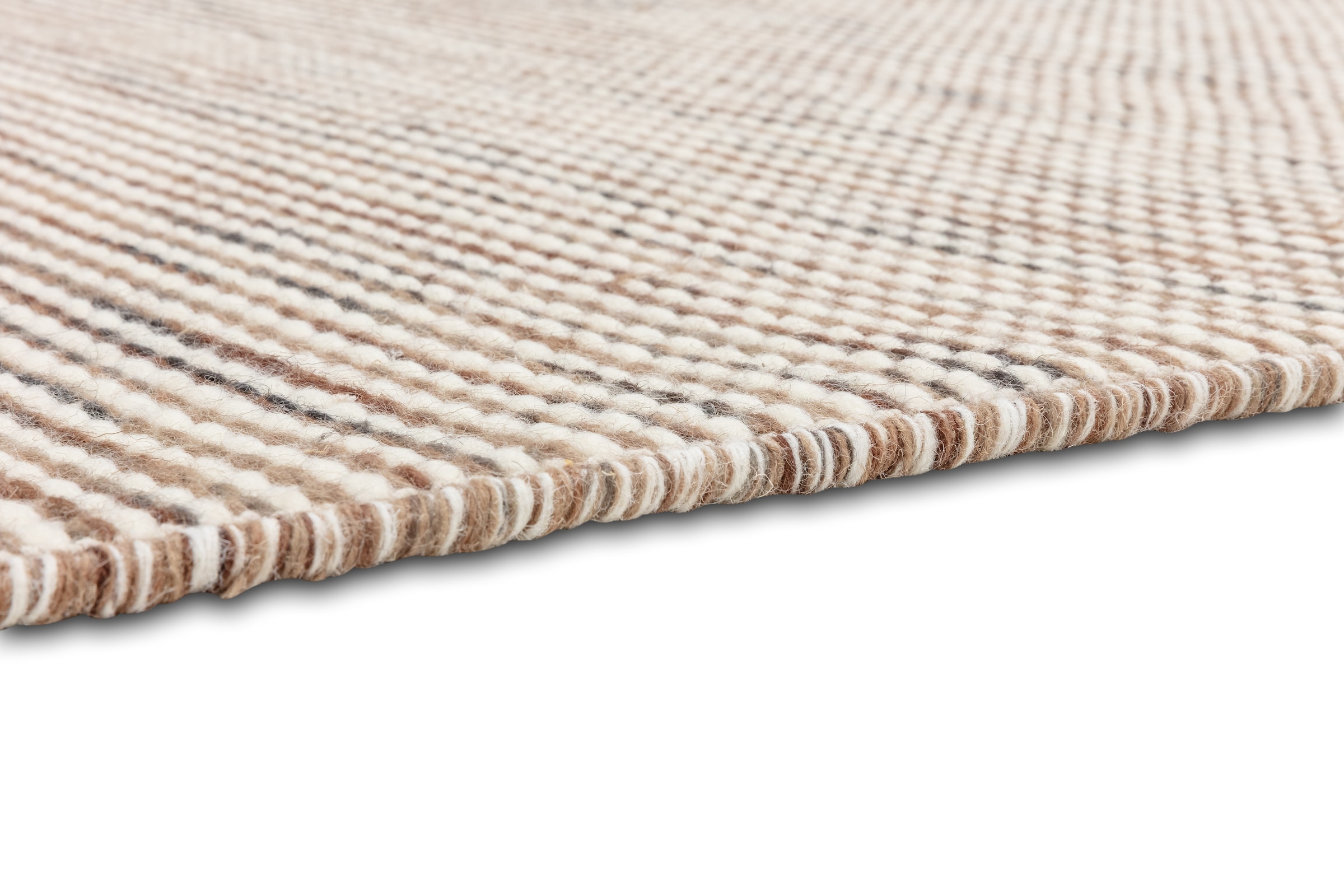SCHÖNER WOHNEN-Kollektion Teppich »Arina« rechteckig 10 mm Höhe 80% reine Wolle, gewebte Struktur, meliert, mit Fransen, Wohnzimmer