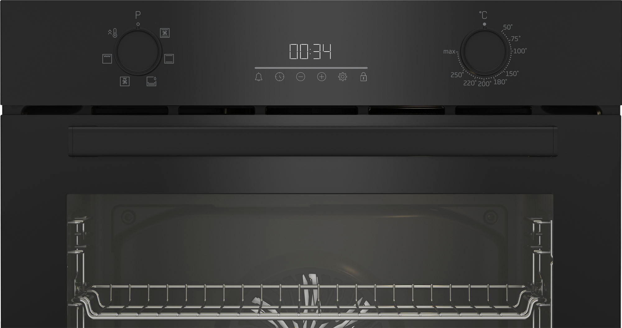 BEKO Einbaubackofen b3000 »BBIE17300B 7768288383«, mit Teleskopauszug nachrüstbar, SteamShine