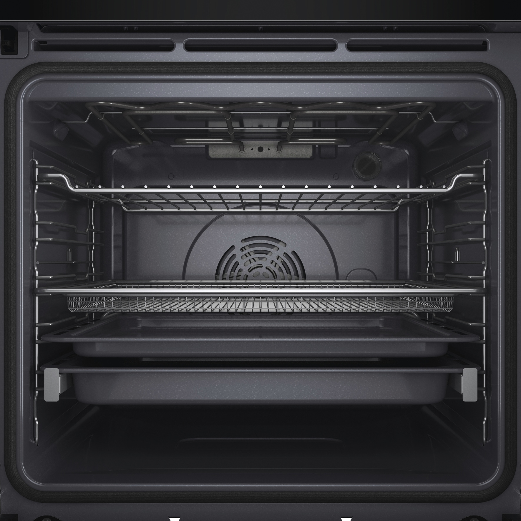 BAUKNECHT Backofen-Set »BAKO 940 Airfry Flex«, mit Teilauszug, (Set, 2 St.), AirFry-Funktion – die gesündere Alternative zur Fritteuse