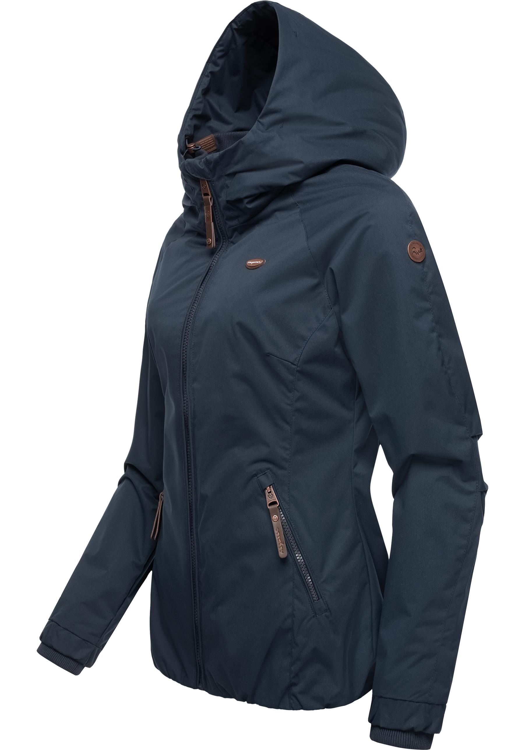 Ragwear Outdoorjacke mit kaufen | online Übergangsjacke Kapuze Kapuze, BAUR stylische großer mit »Dizzie«