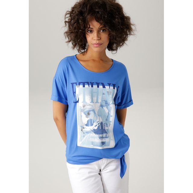 Aniston CASUAL T-Shirt, mit ausdrucksstarkem \