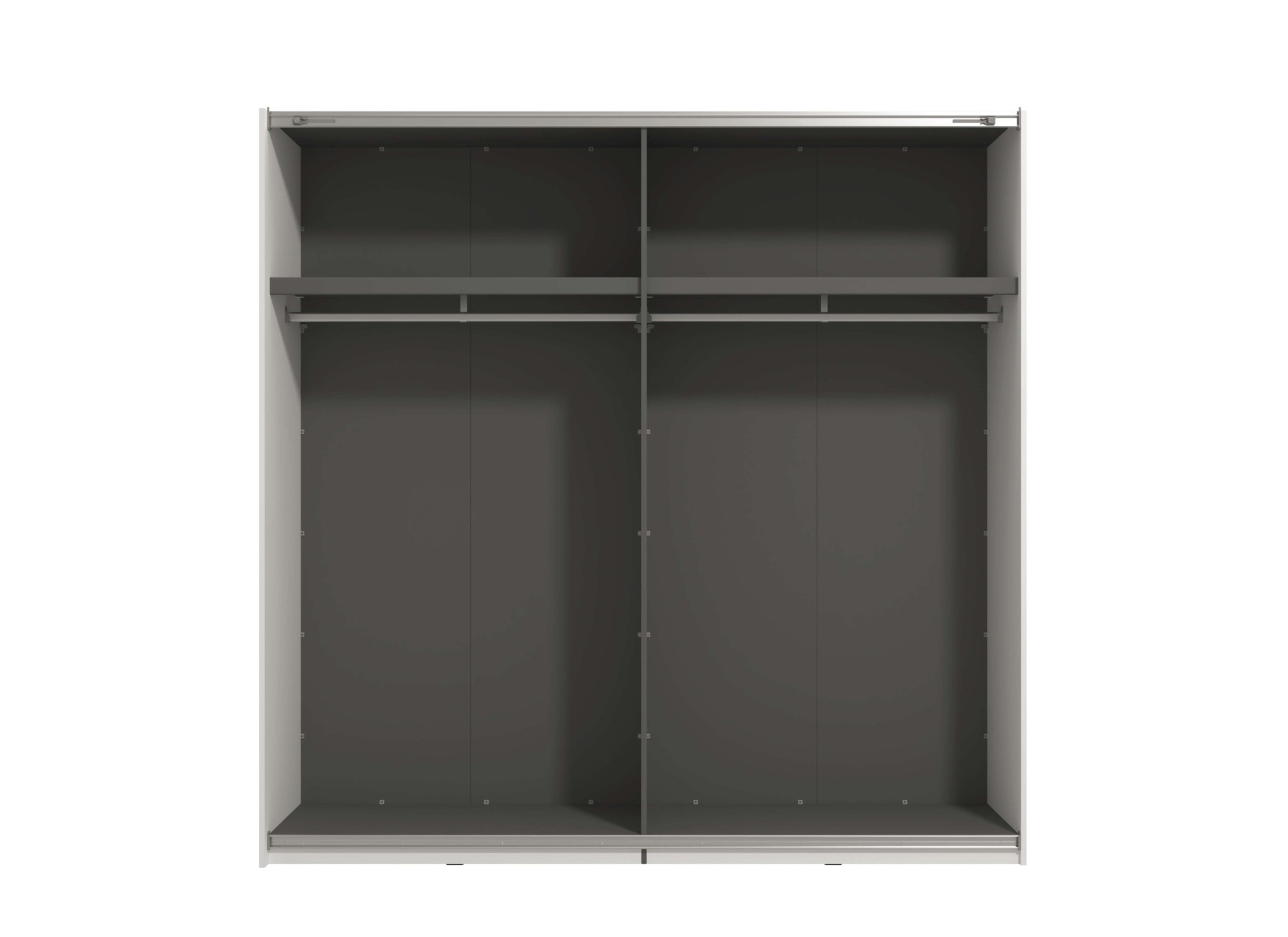 INOSIGN Schwebetürenschrank »Ascalon, mit Spiegel und Lamellen 3D, FSC-zertifiziert, Made in Europe«, 220x61x217,5cm, 3 verschiedene Innenaussattungen-individuell wählbar