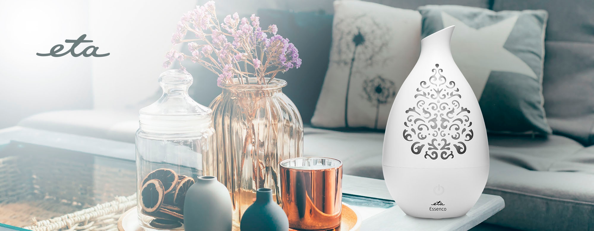 eta Diffuser »ESSENCO Aroma Diffuser« 0,2 l Wassertank Ultraschall-Technologie