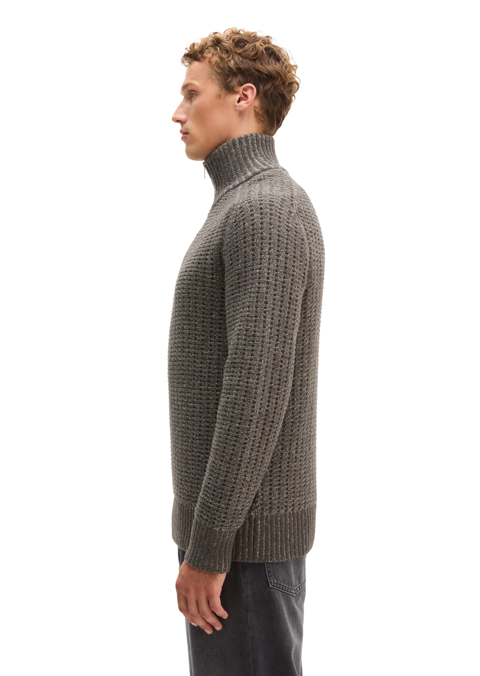 Marc O'Polo Rollkragenpullover »aus Bio-Baumwoll-Schurwoll-Mix«