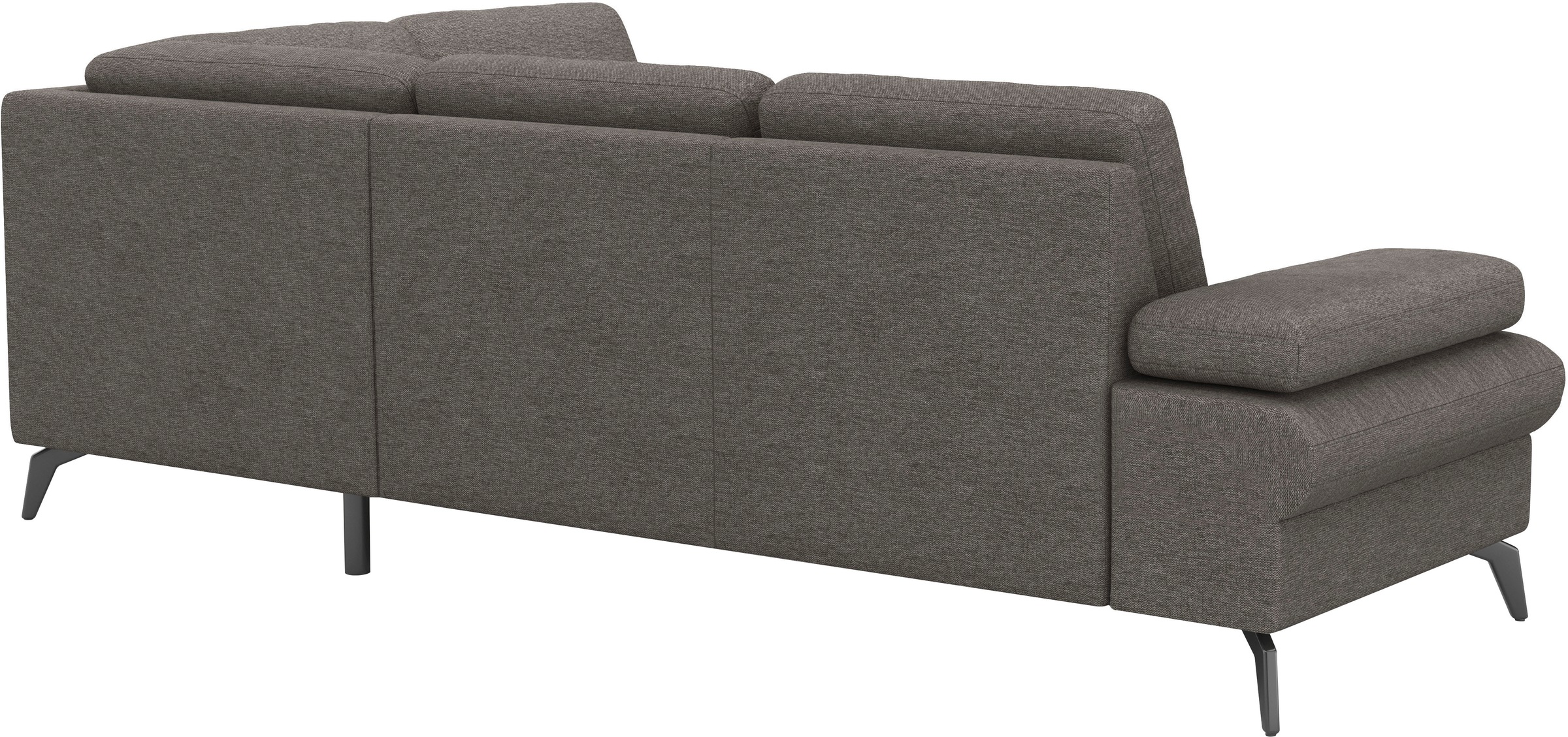sit&more Ecksofa »Morris Jubi L-Form«, inkl. Armteilfunktion und 1 Zierkissen, wahlweise mit Bettfunktion