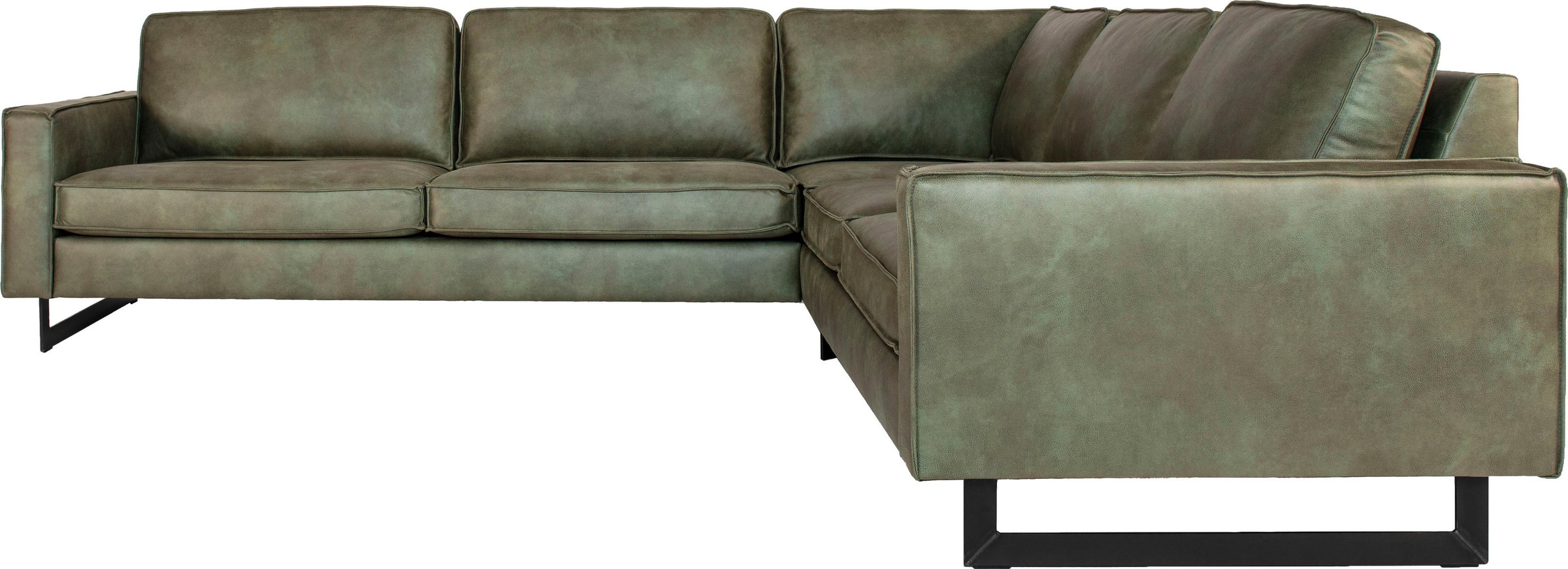 Places of Style Ecksofa "Pinto, XXL, 250/290 cm, langer Schenkel, Ottomane" günstig online kaufen
