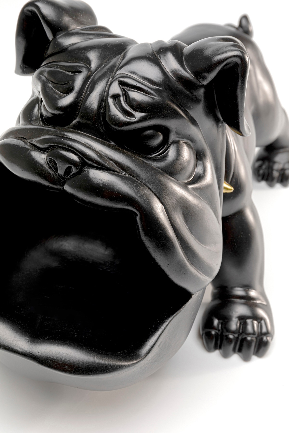 Kare Design Dekofigur »Hungry Dog Schwarz 37cm«