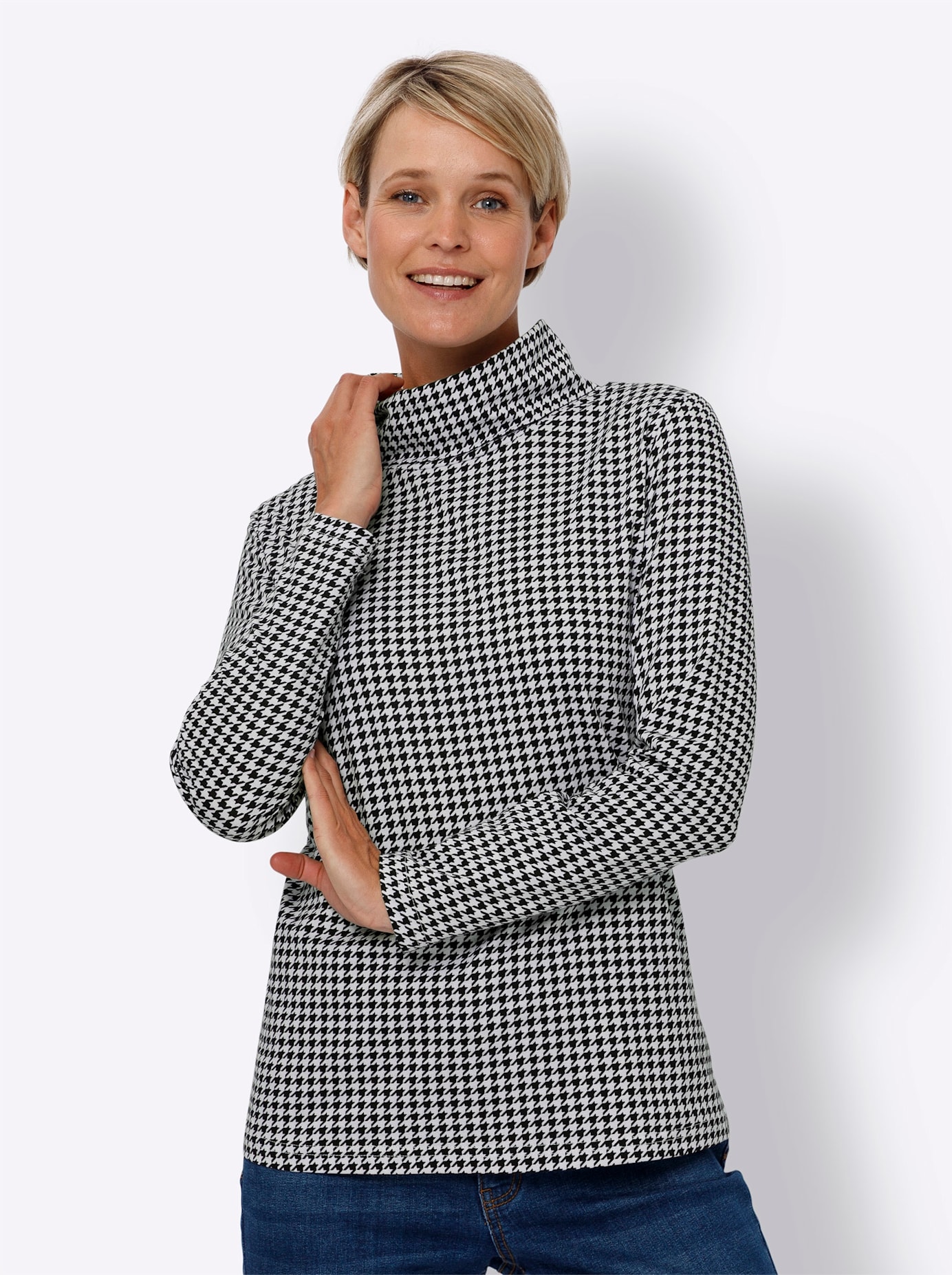 Classic Basics Rollkragenshirt "Langarm-Shirt" 1 Stk. tlg. günstig online kaufen