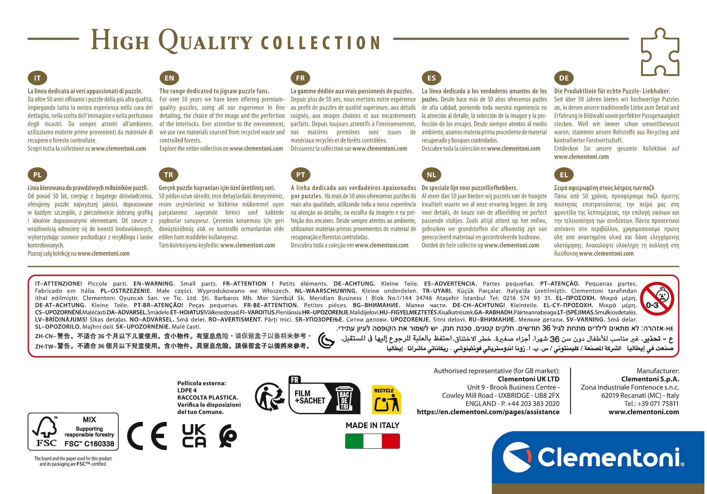 Clementoni® Puzzle »High Quality Collection Compact K-Pop Demon Hunters« Made in Europe
