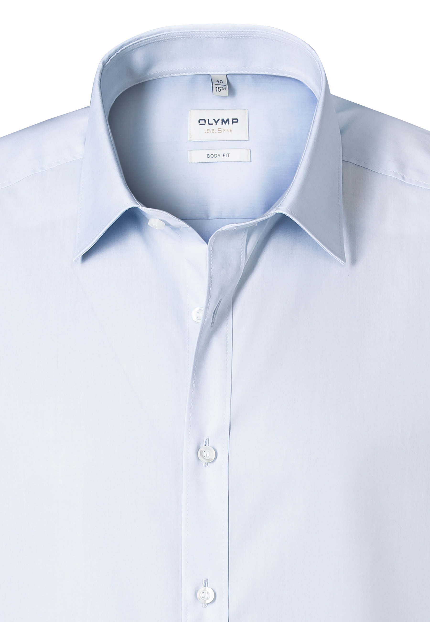 OLYMP Level Five Hemd Body Fit Hellblau 43 3