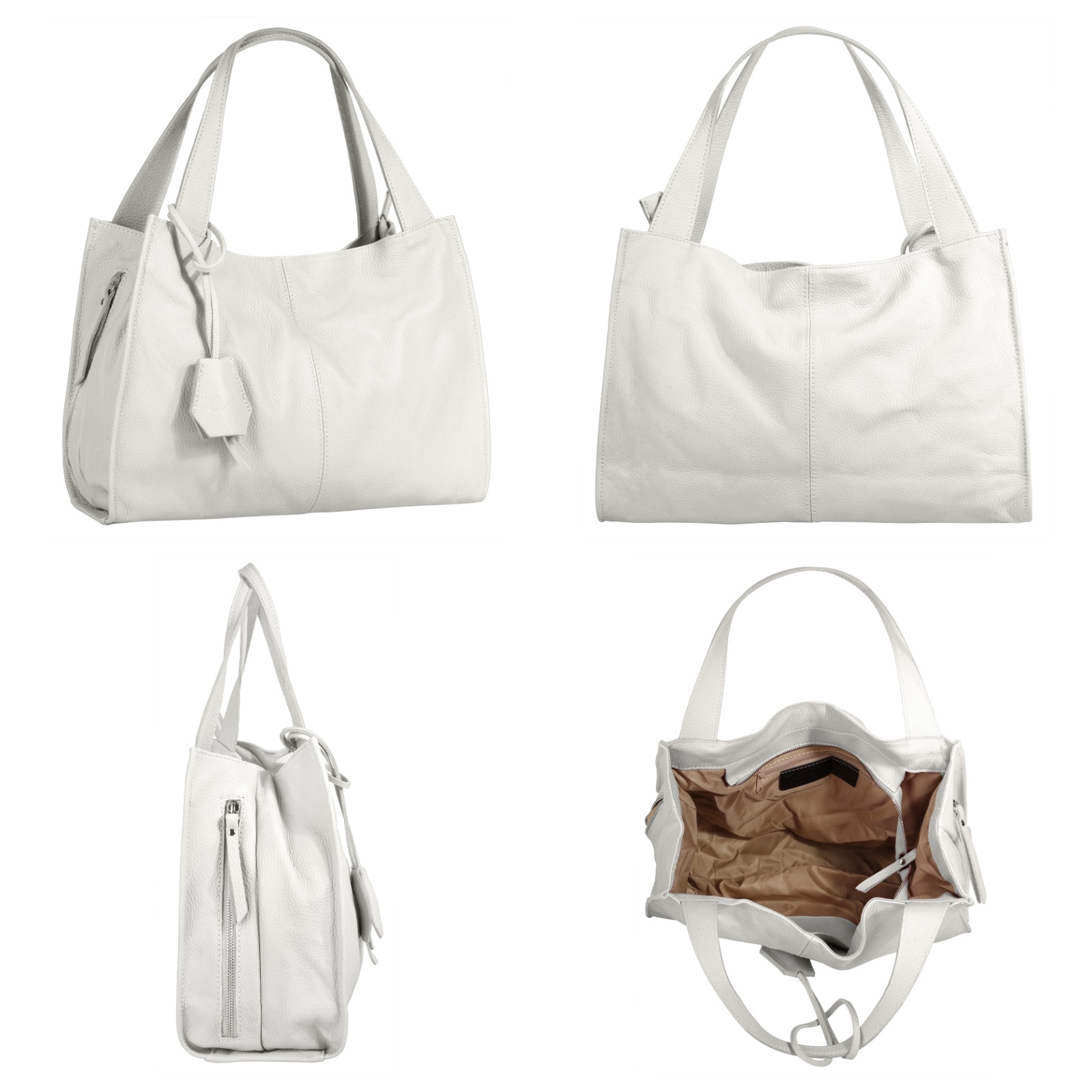 Cluty Shopper, echt Leder, Made in Italy